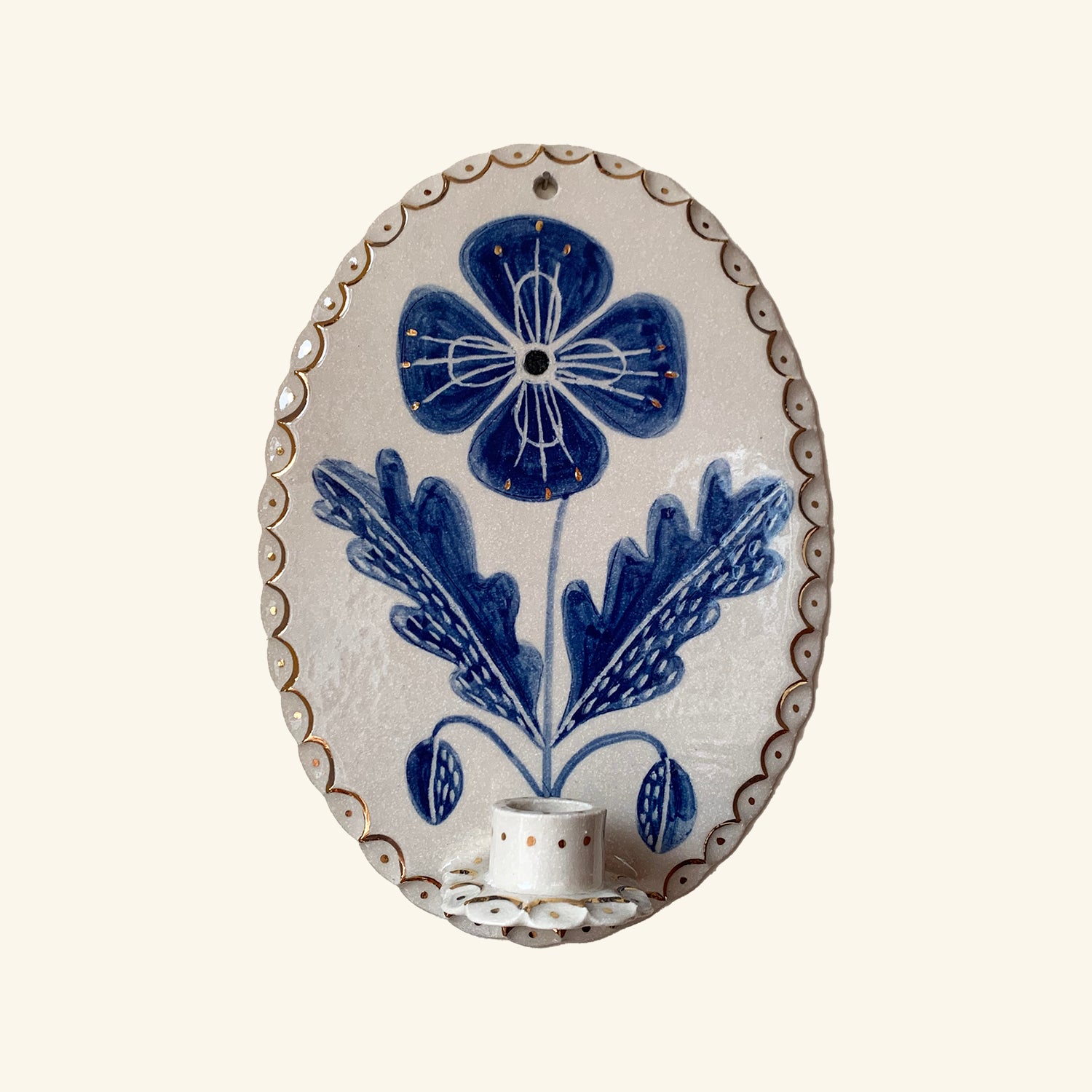 Poppy Candle Sconce Bonfire Workshop