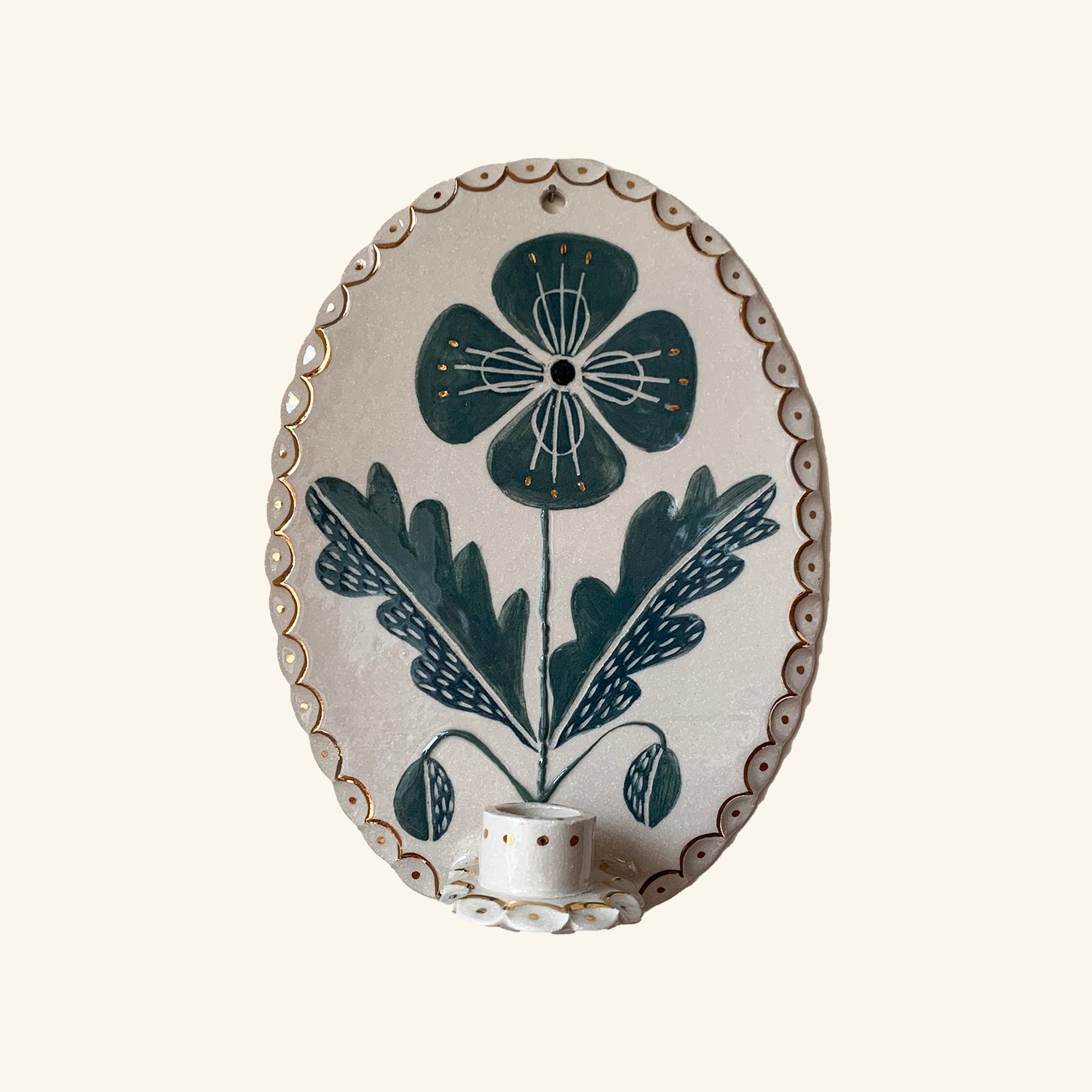 Poppy Candle Sconce Bonfire Workshop