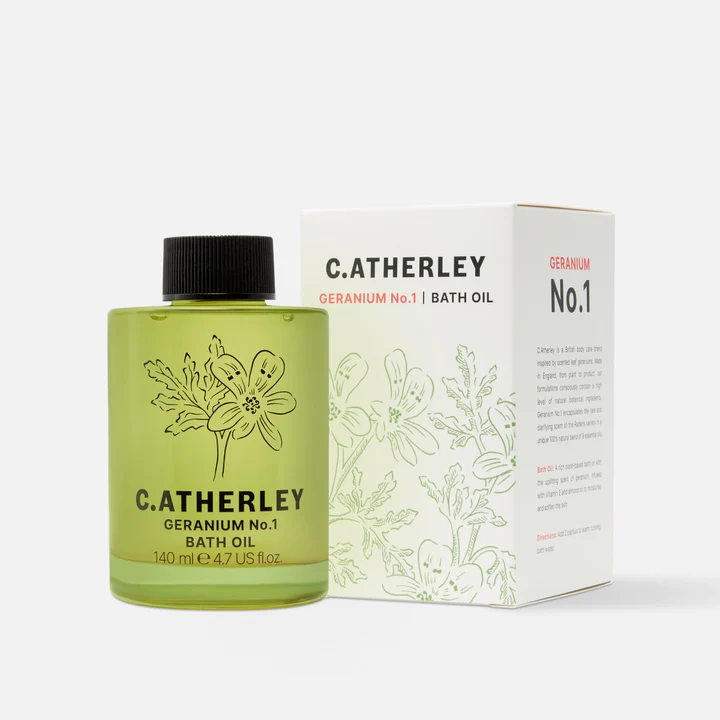 No. 1 Geranium Bath Oil C.Atherley London