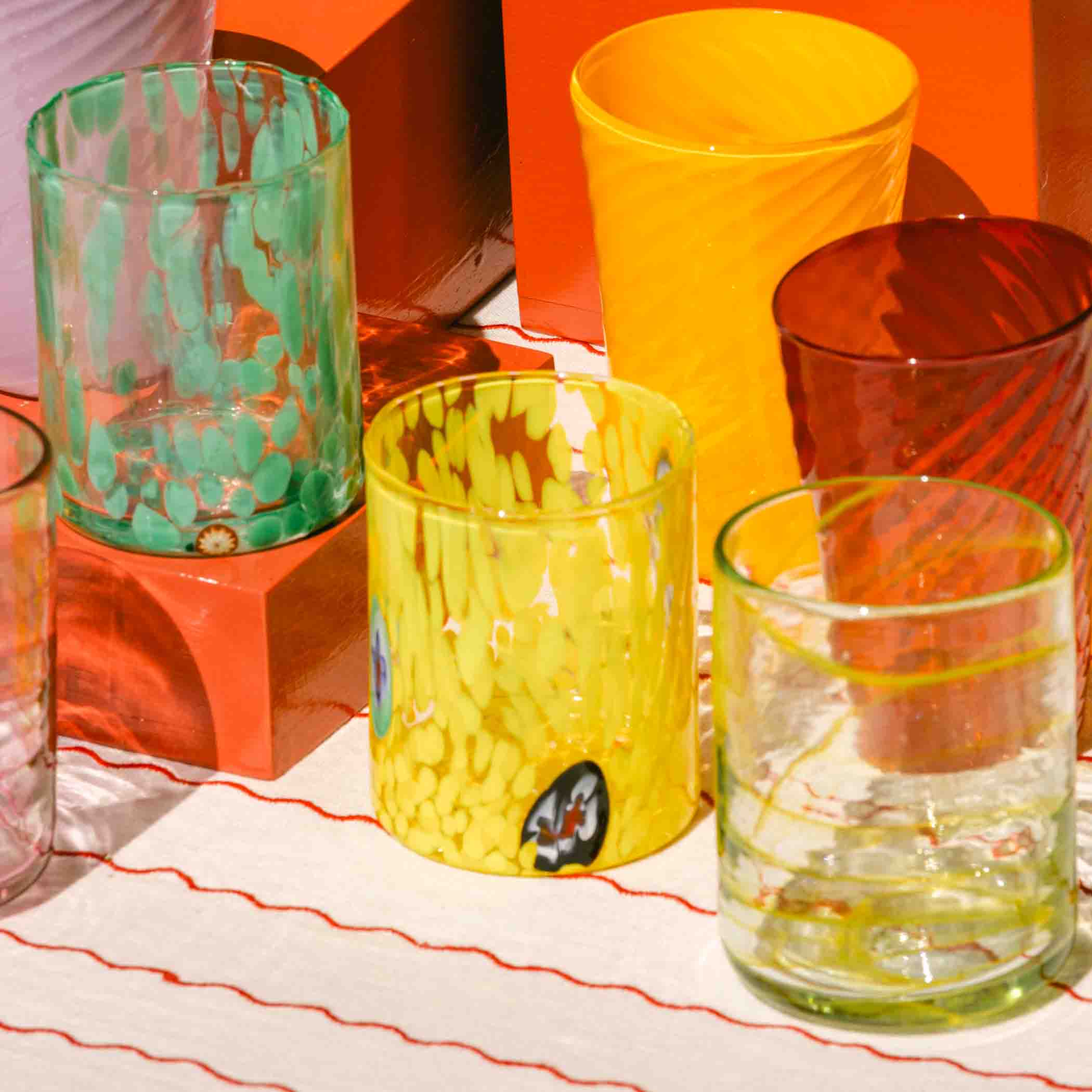 Straight Murano Glass Tumbler Casa Celva