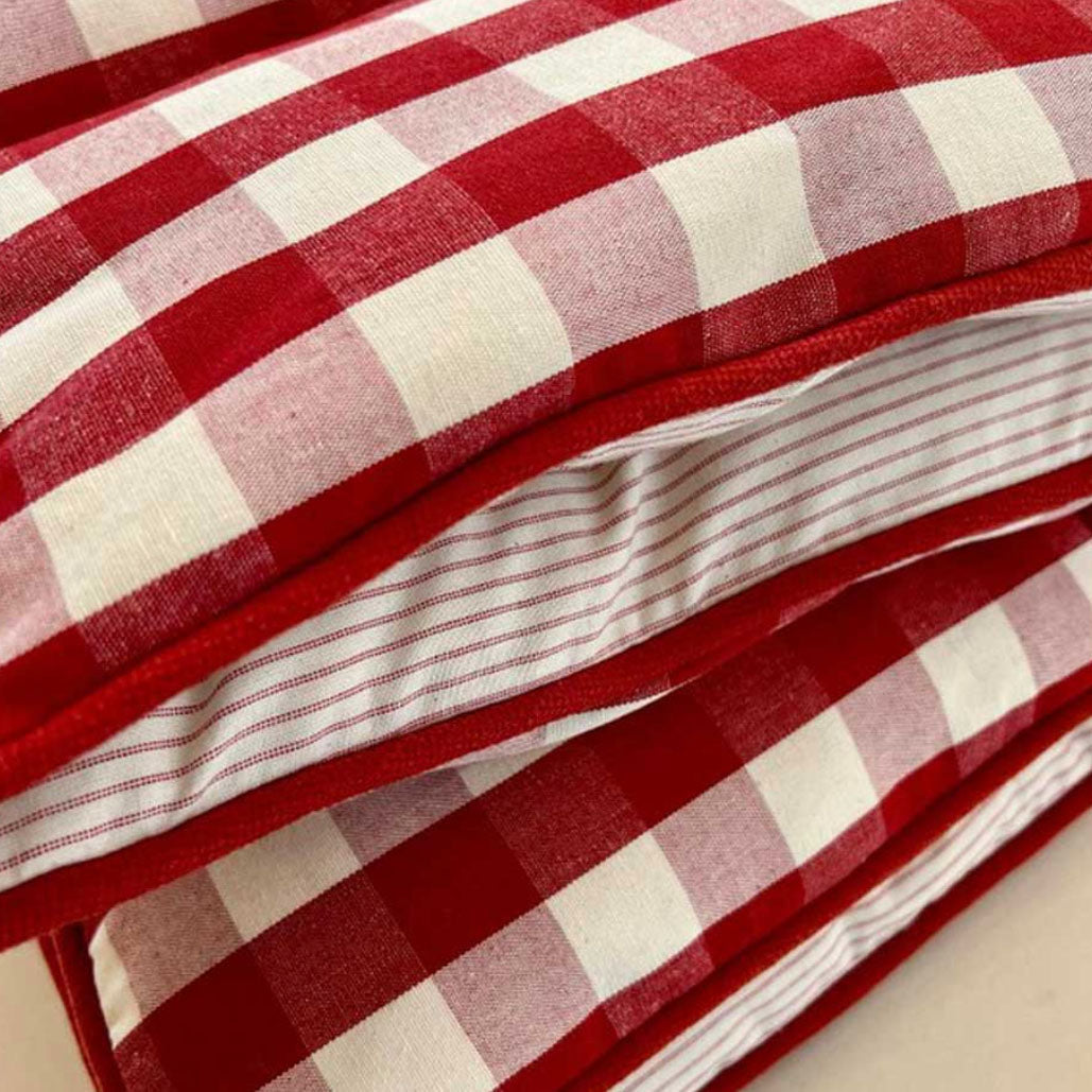 Suffolk Check Large Fabric Ian Mankin