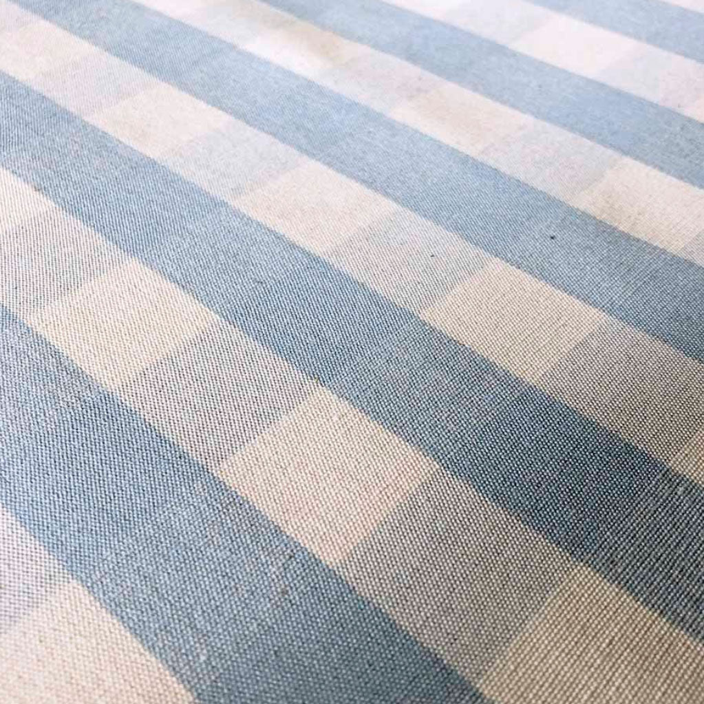 Suffolk Check Large Fabric Ian Mankin