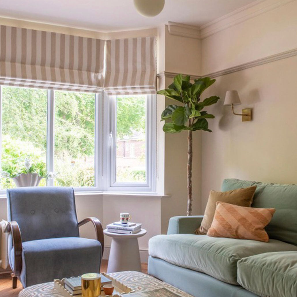 Devon Stripe Fabric Ian Mankin