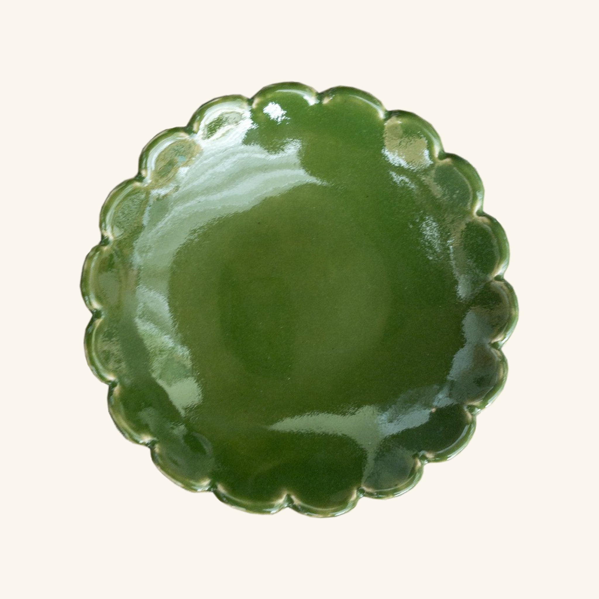 Scallop Edge Ice Cream Bowl KC Hossack Pottery