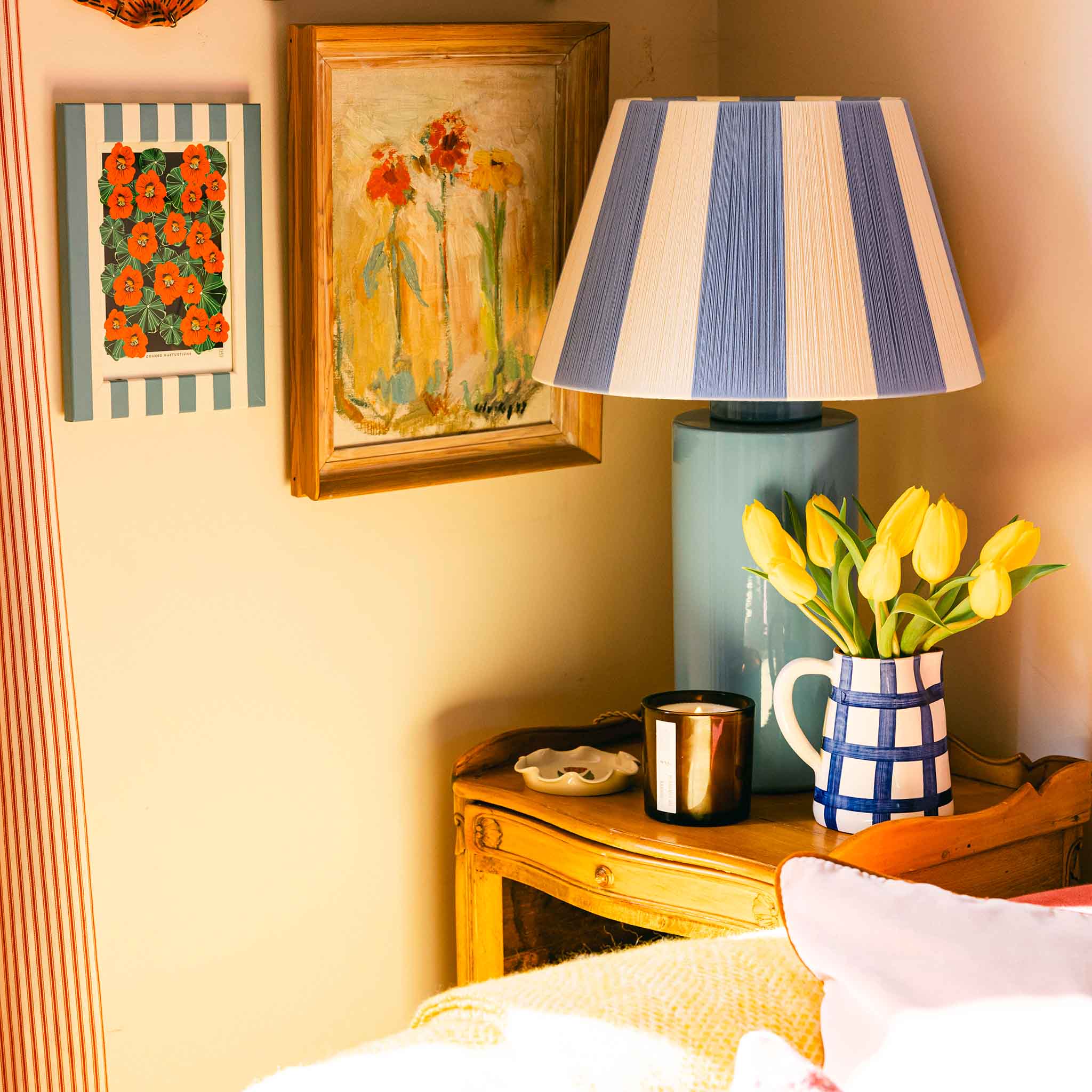 Ceramic Two Tier Lamp Base