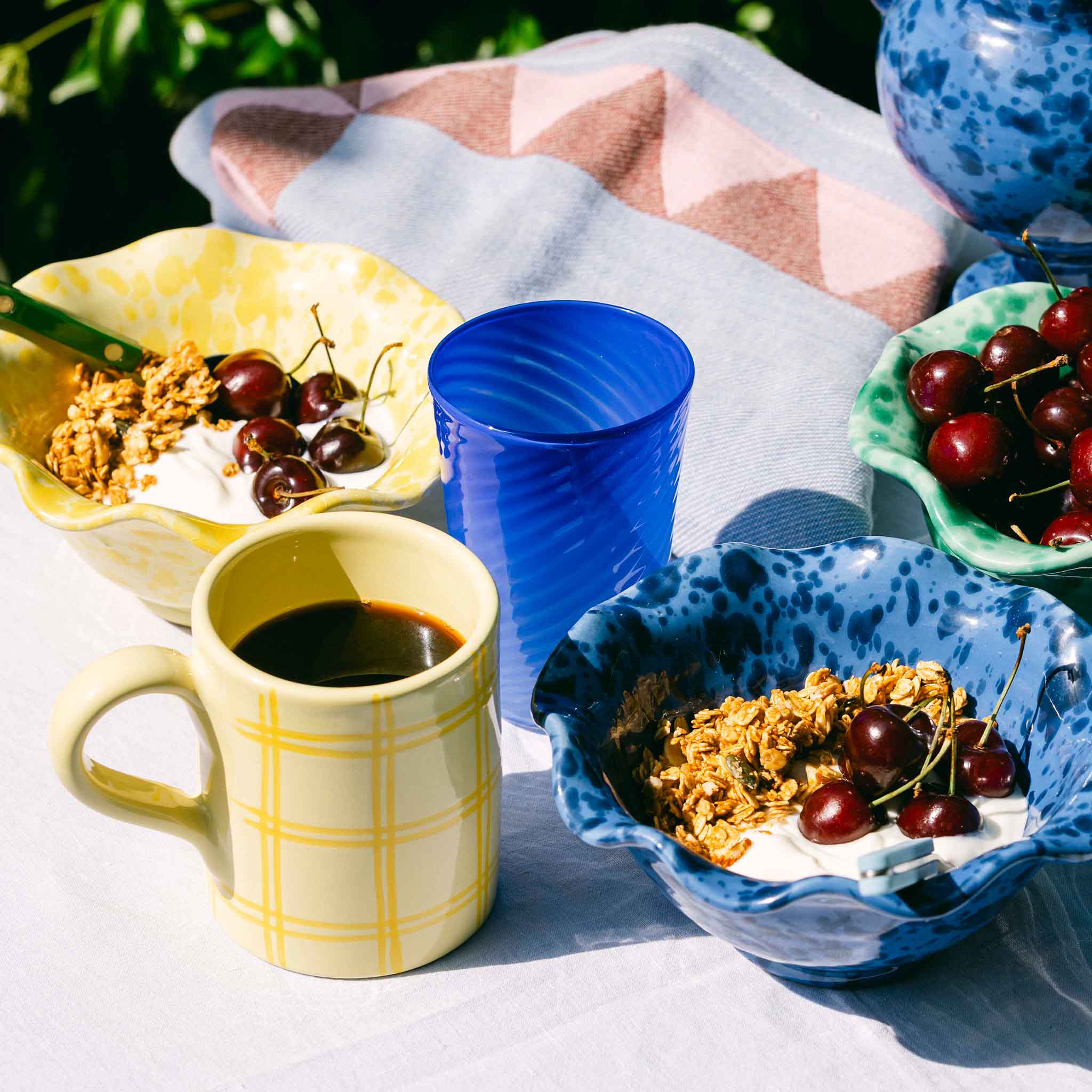 Gingham Mug
