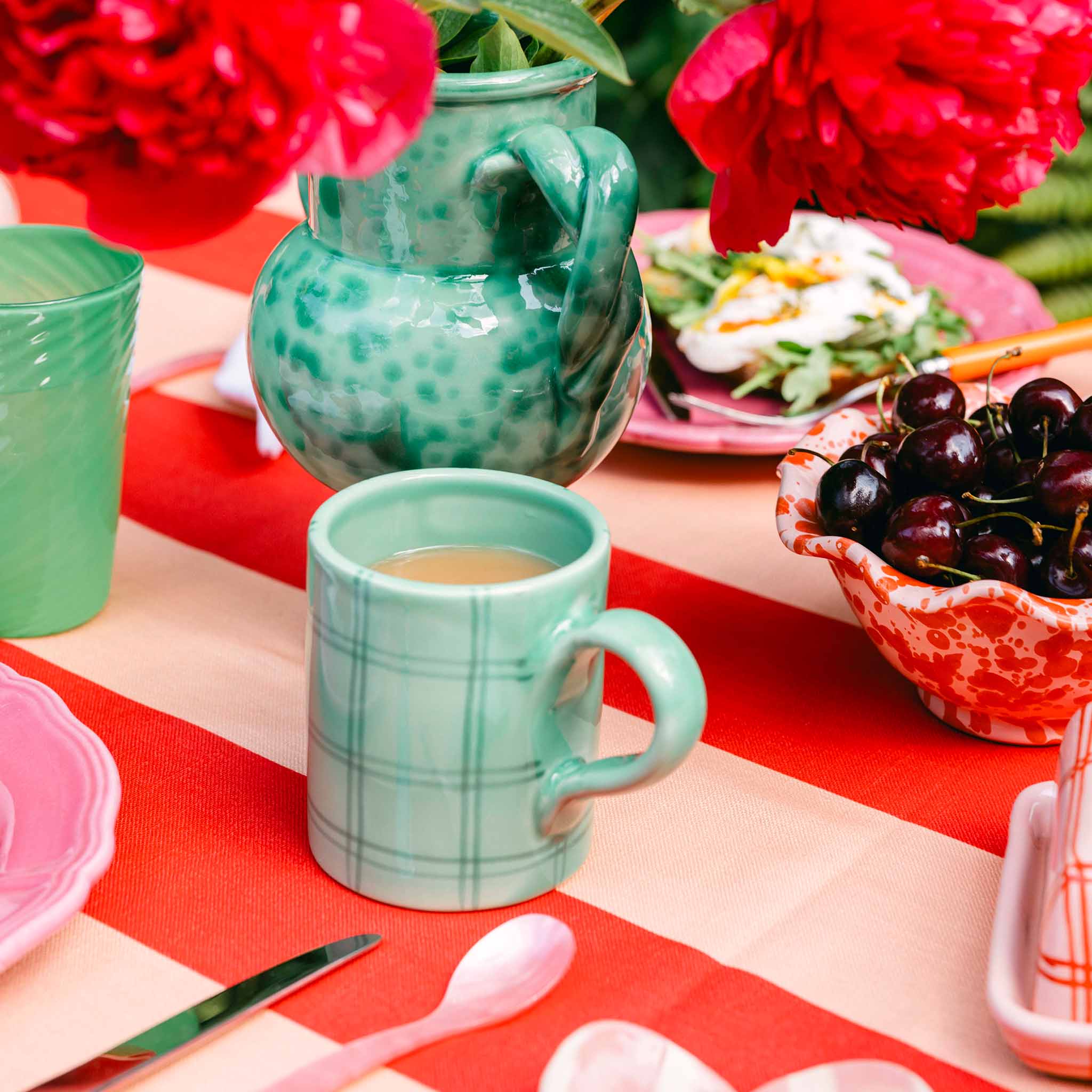 Gingham Mug