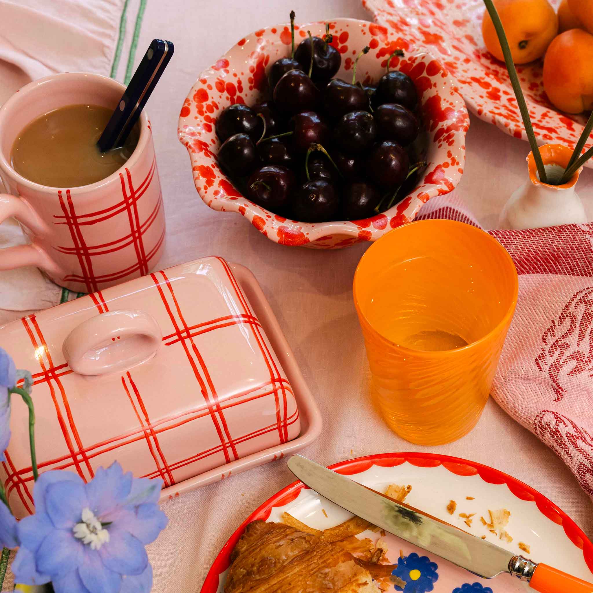 Gingham Mug