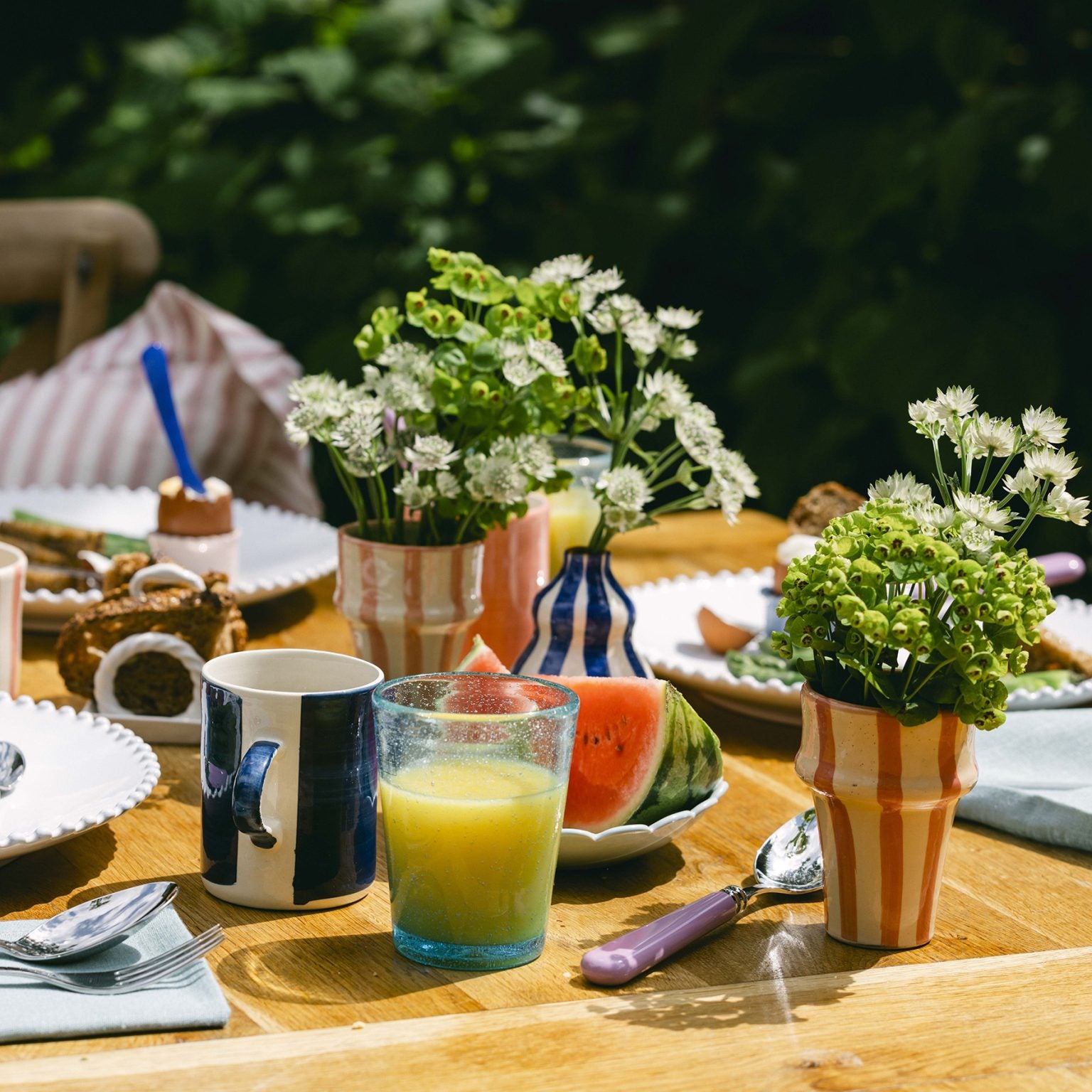 Ceramic Stripe Cup LAMP LDN