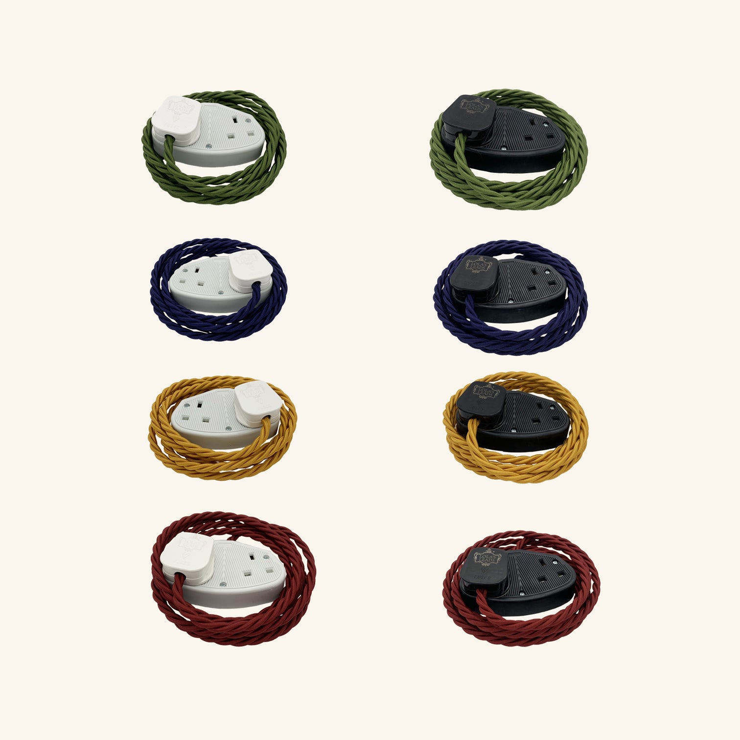 2m Fabric Extension Cable Lola’s Leads