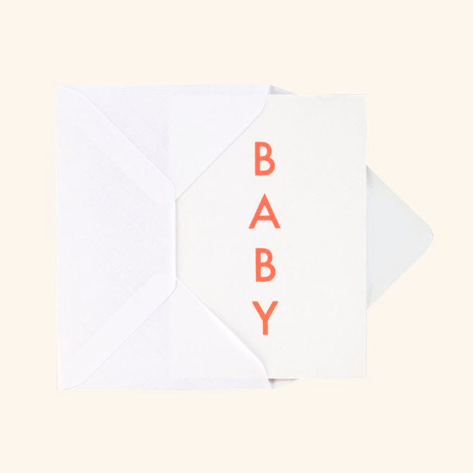 Foil Blocked Baby Card Ola