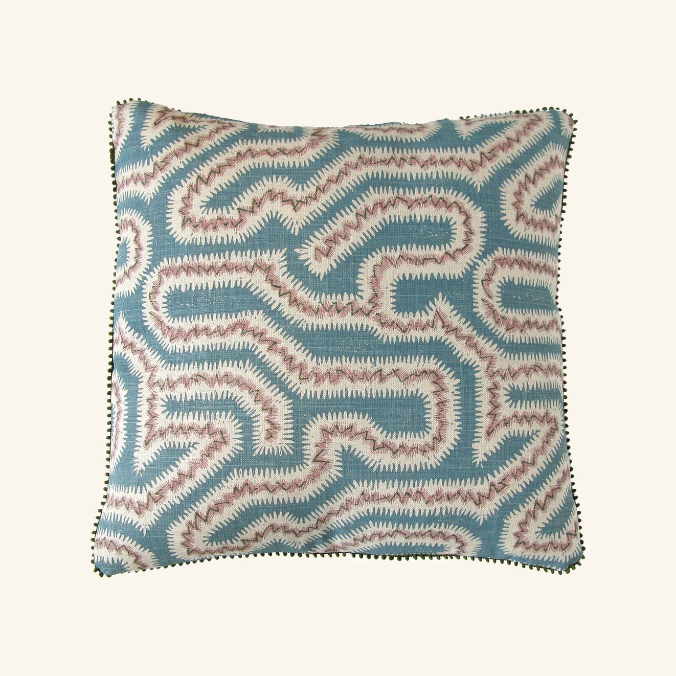 Moorish Maze Linen Cushion