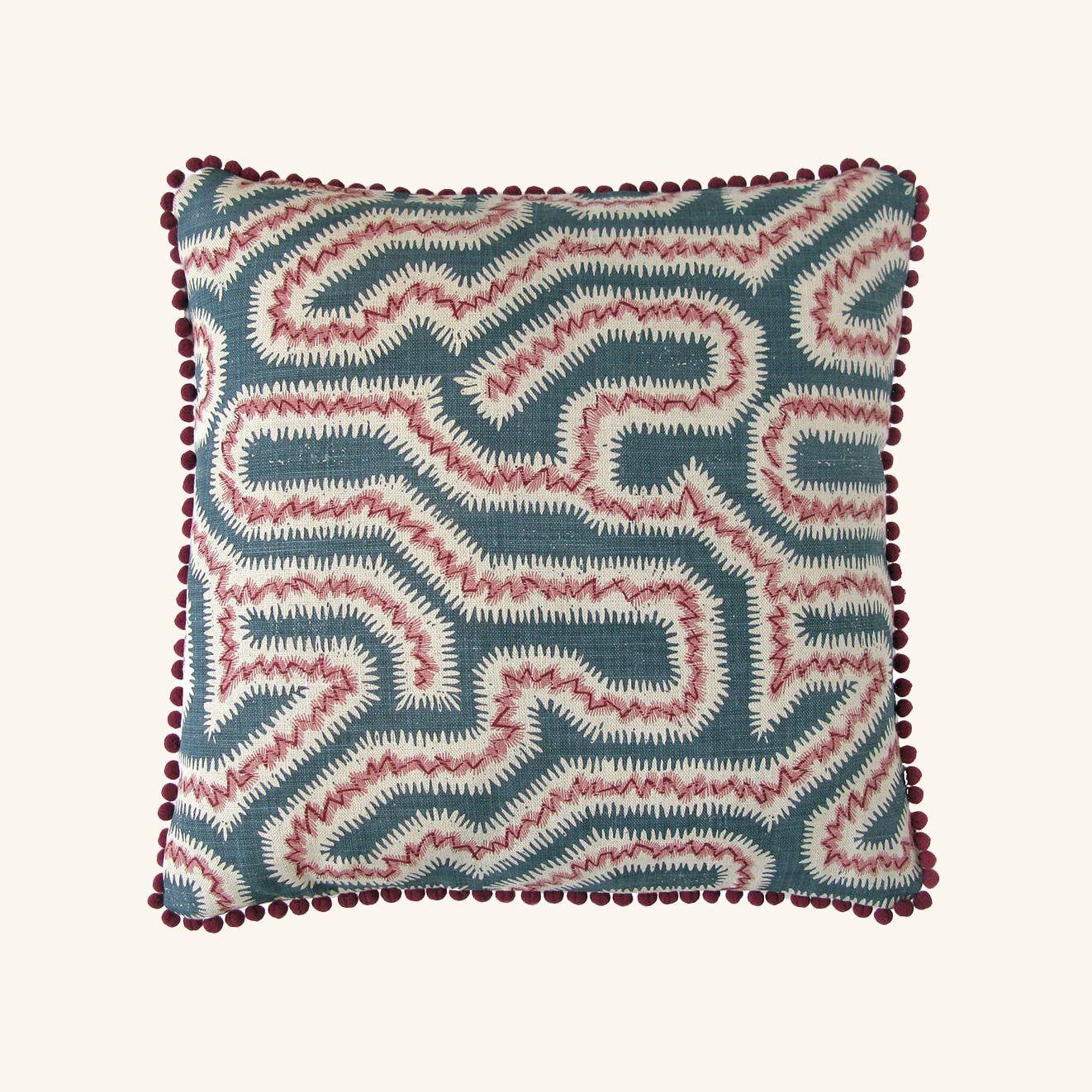 Moorish Maze Linen Cushion