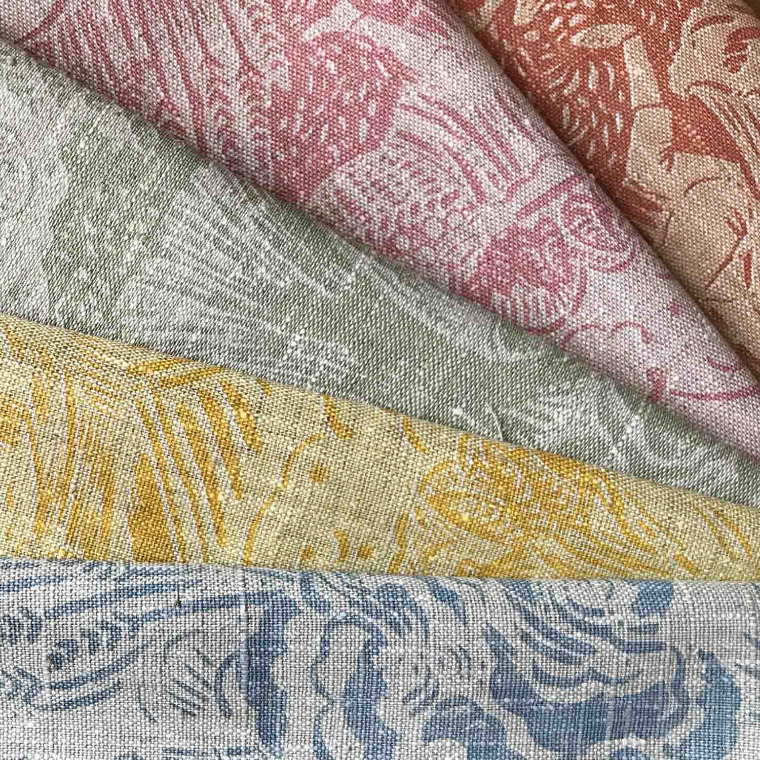 Apple Pickers Fabric