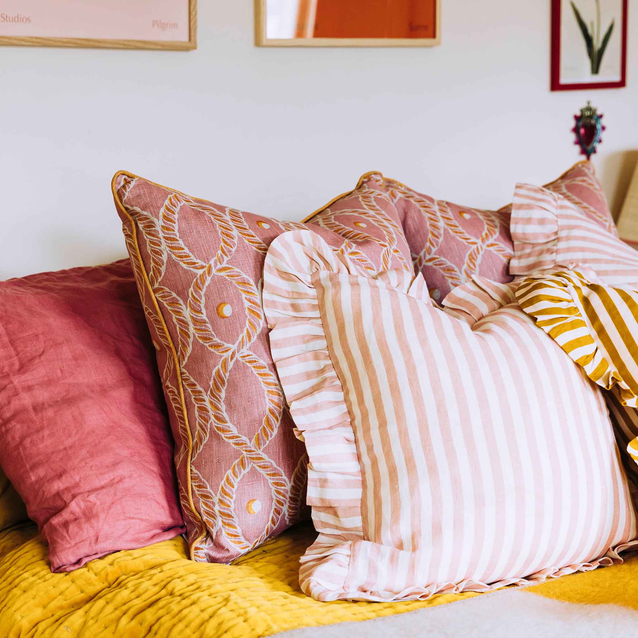 Dolly Large Piped Cushion