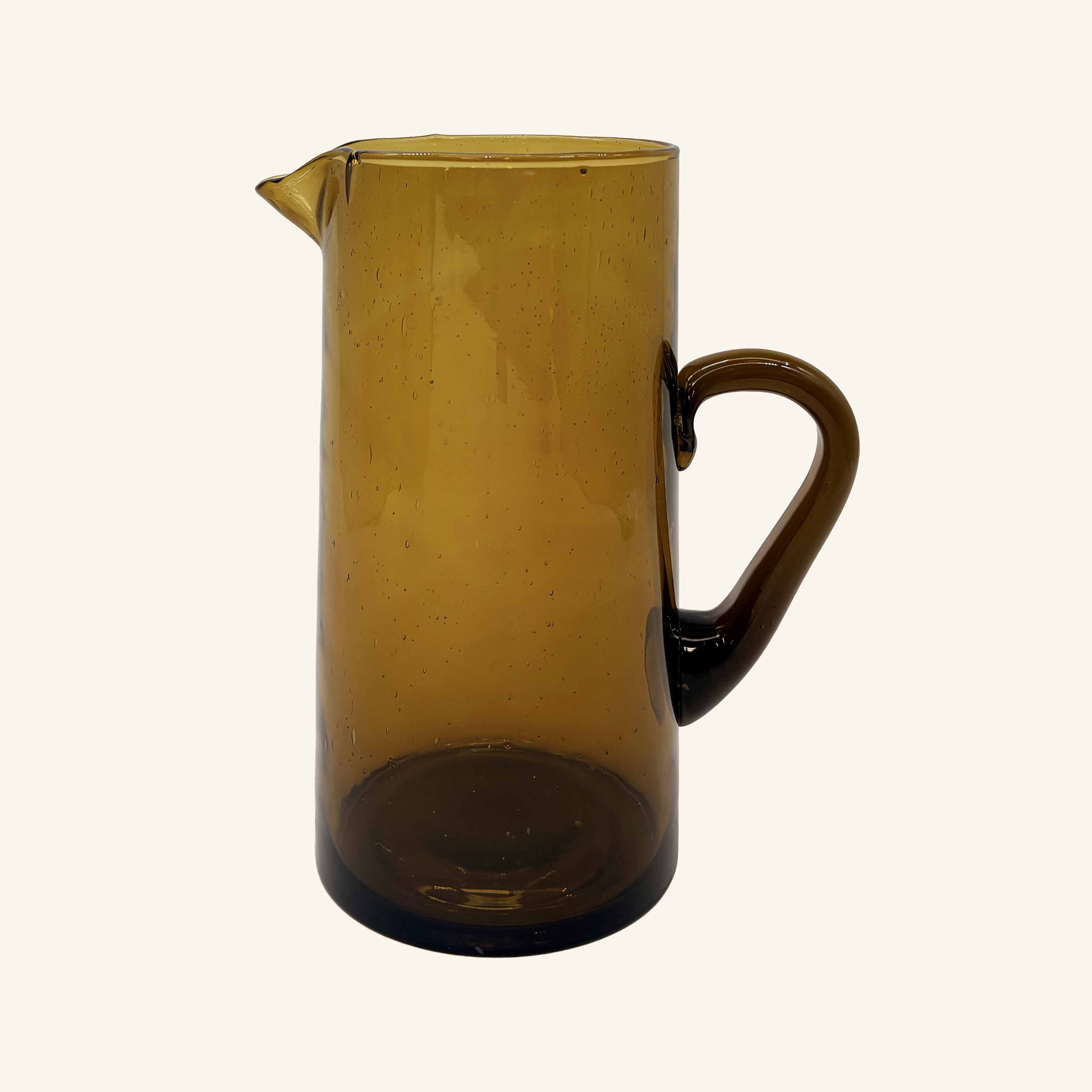 Moroccan Glass Pitcher