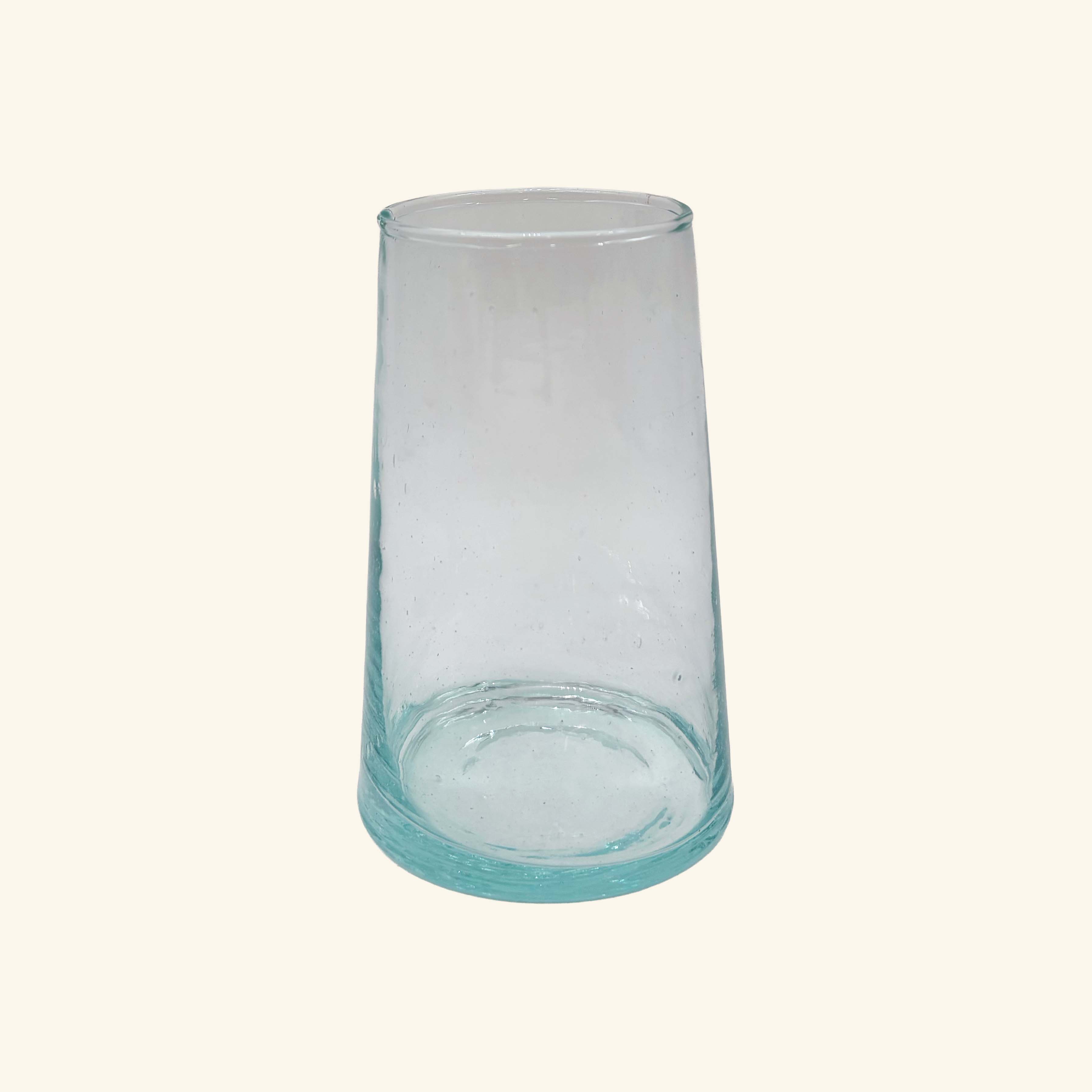 Set of 6 Moroccan Tapered Glass Tumblers