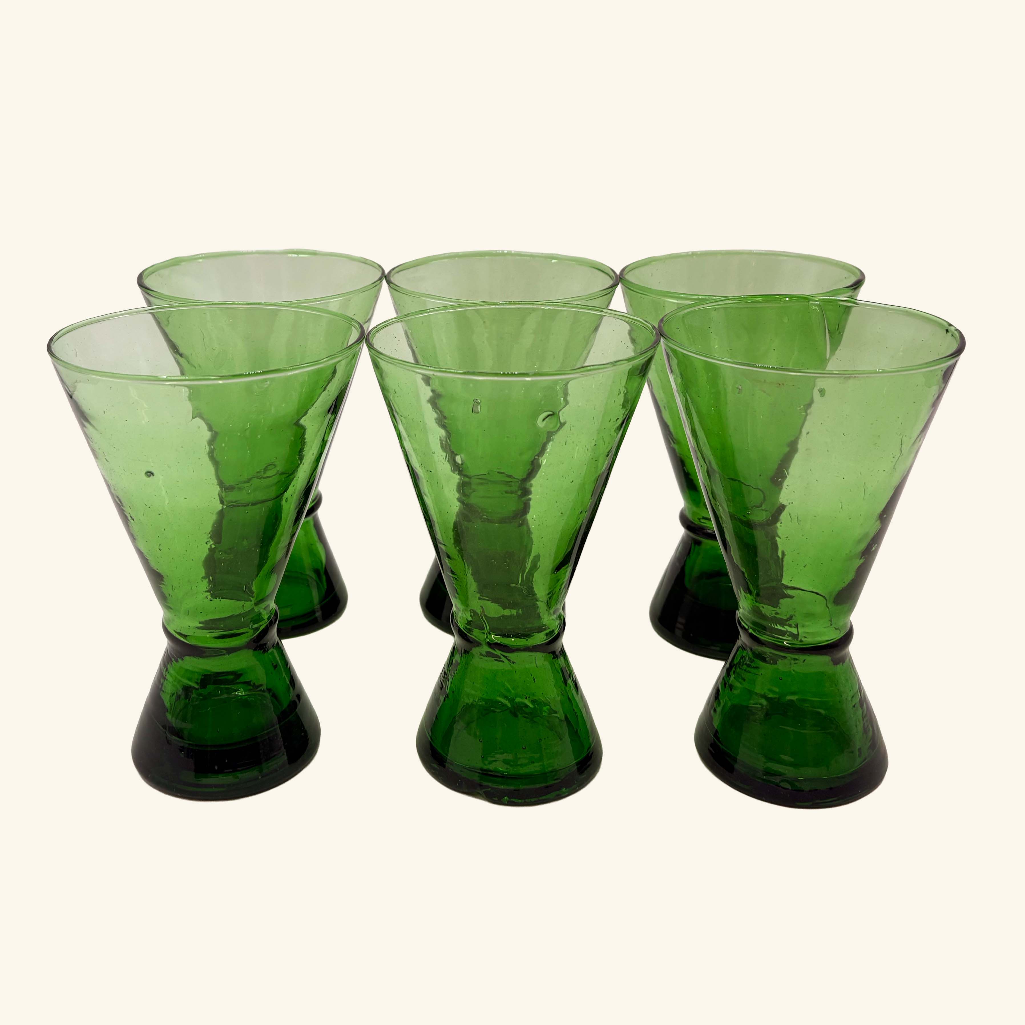 Set of 6 Moroccan Wine Glasses