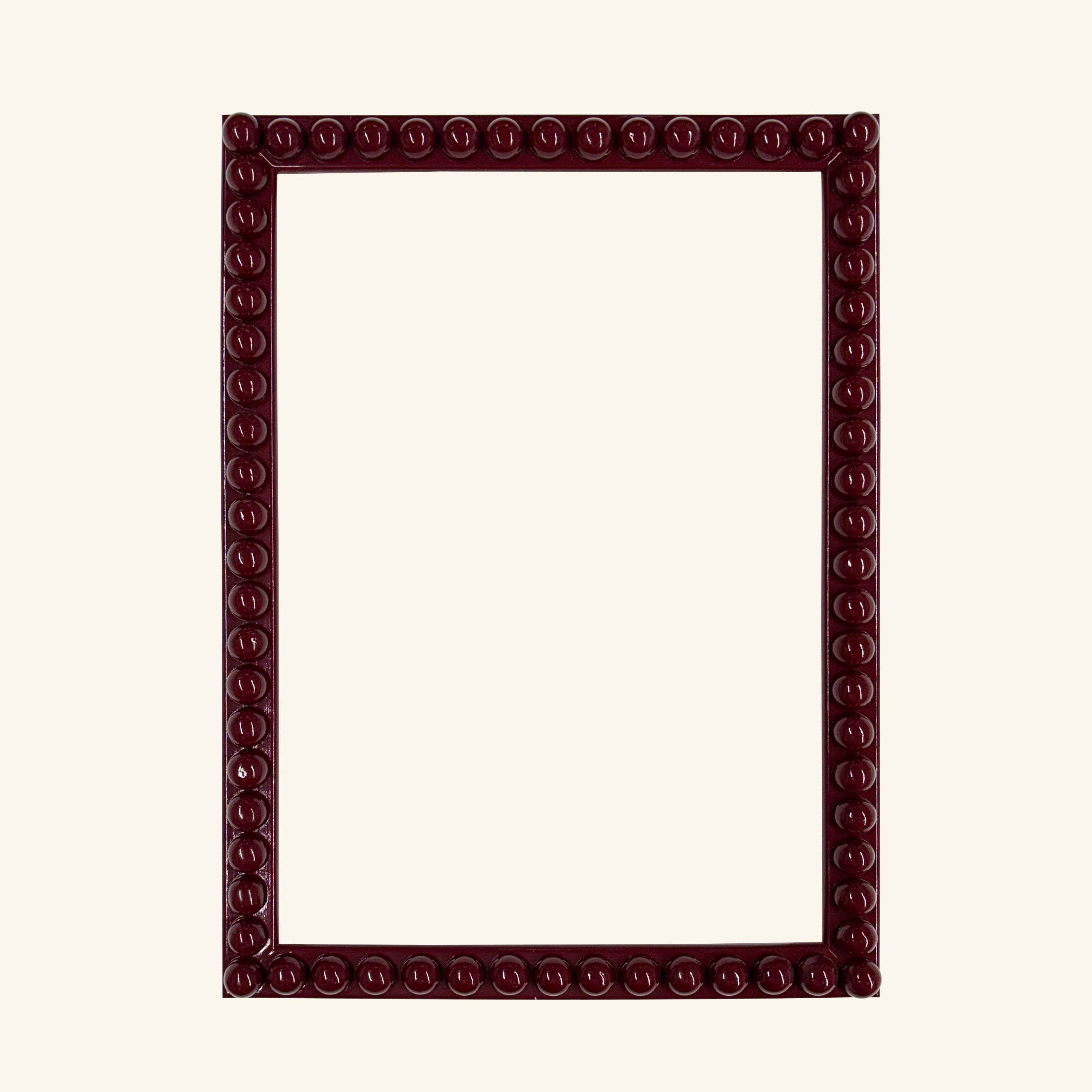 Painted Lacquered Bobbin Picture Frame