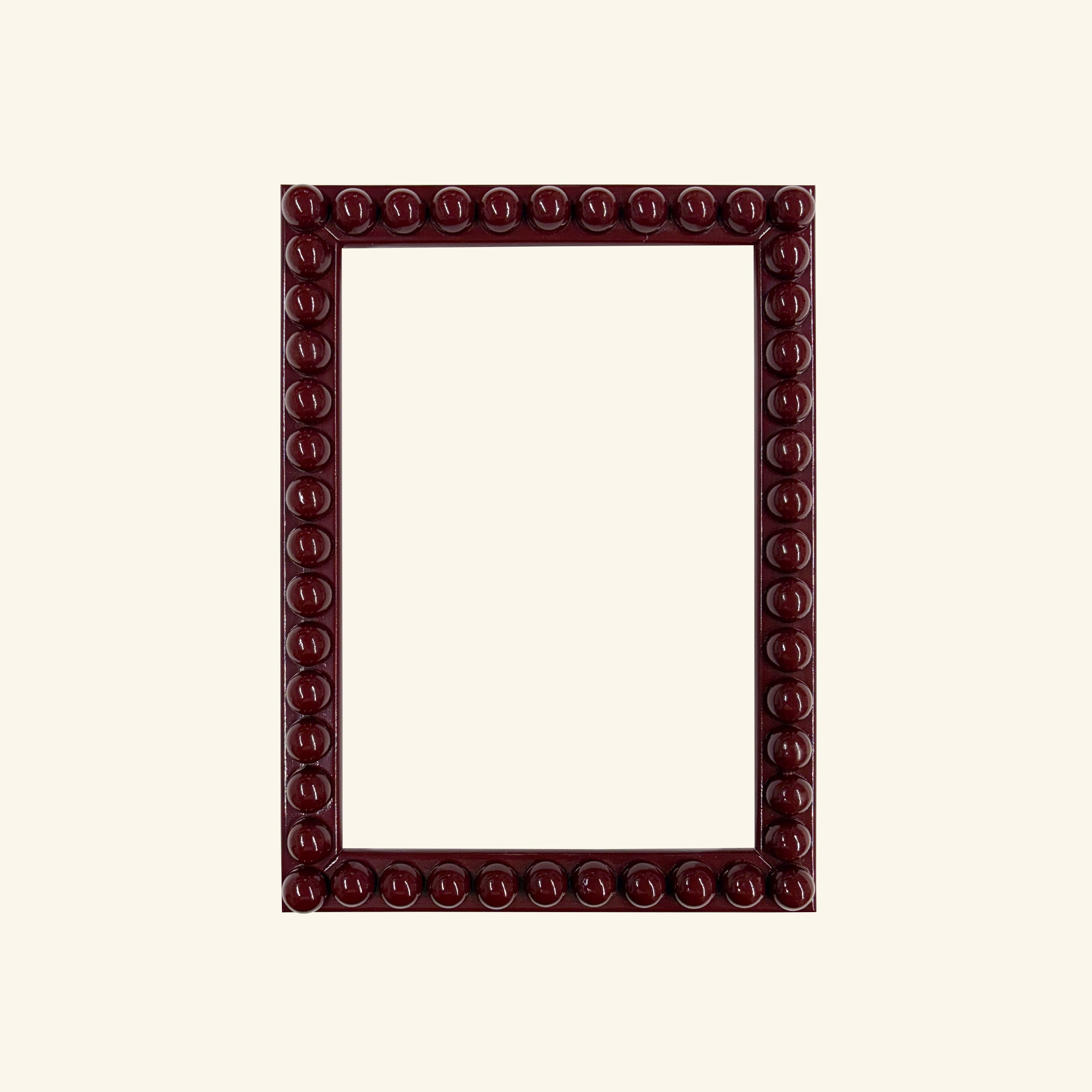 Painted Lacquered Bobbin Picture Frame