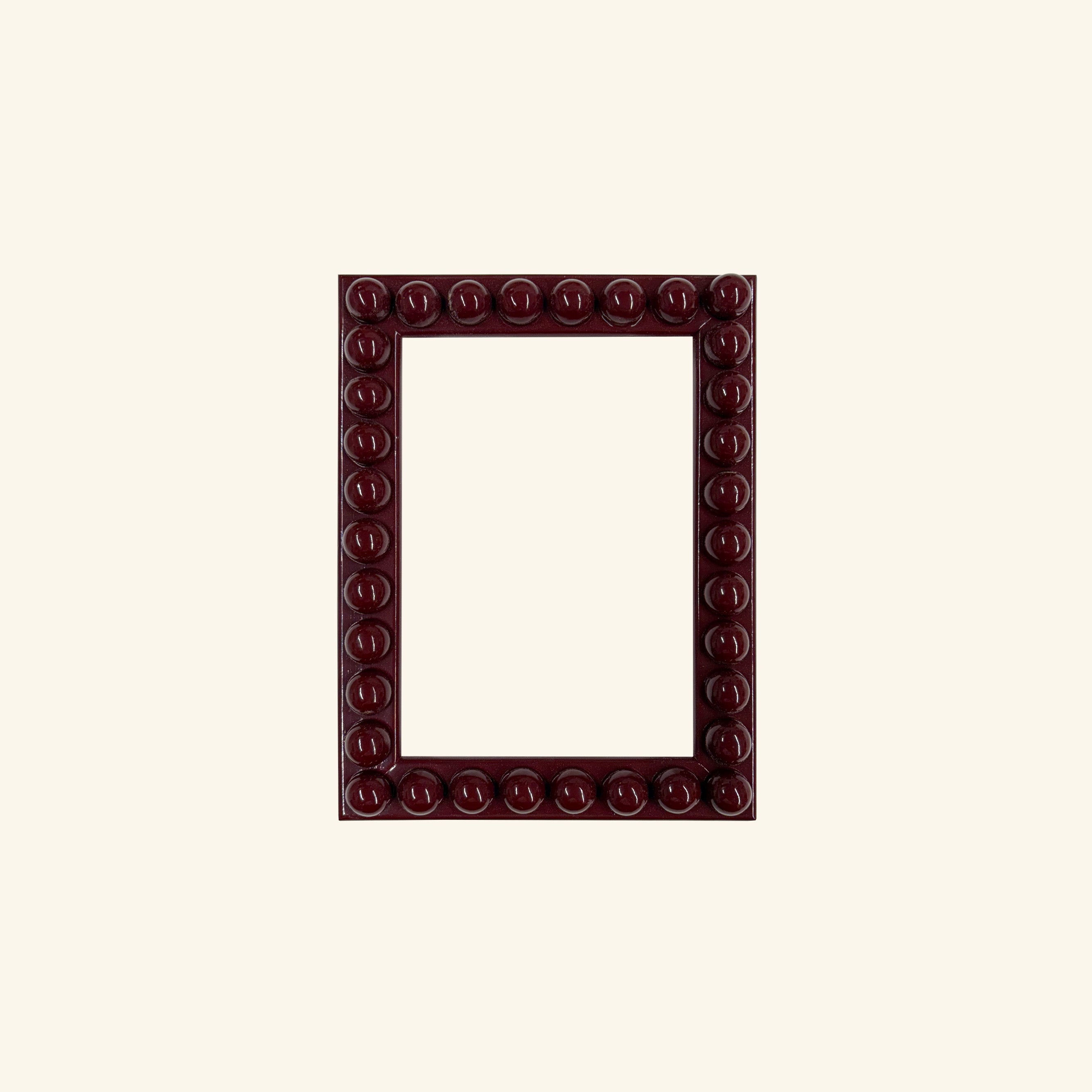 Painted Lacquered Bobbin Picture Frame