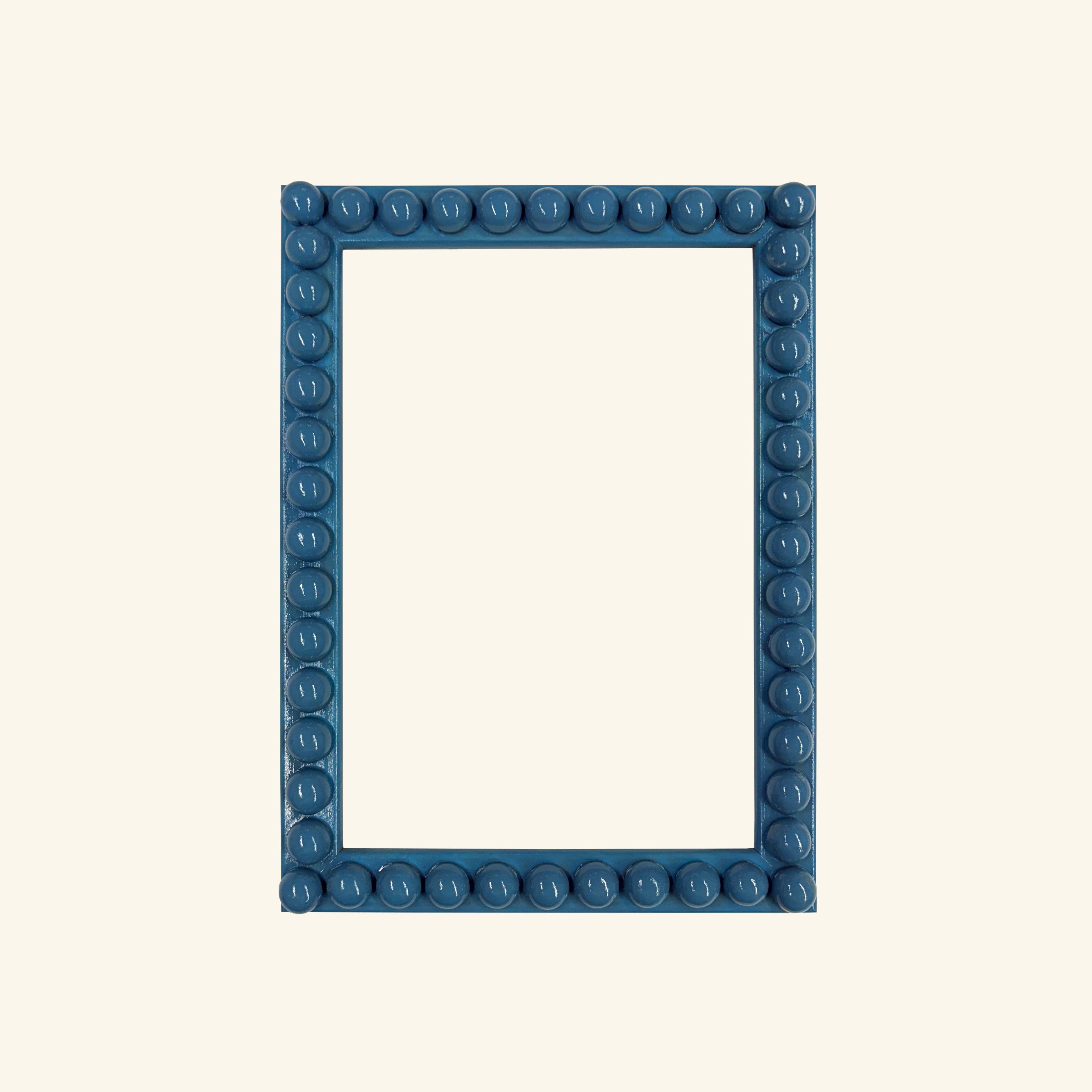 Painted Lacquered Bobbin Picture Frame