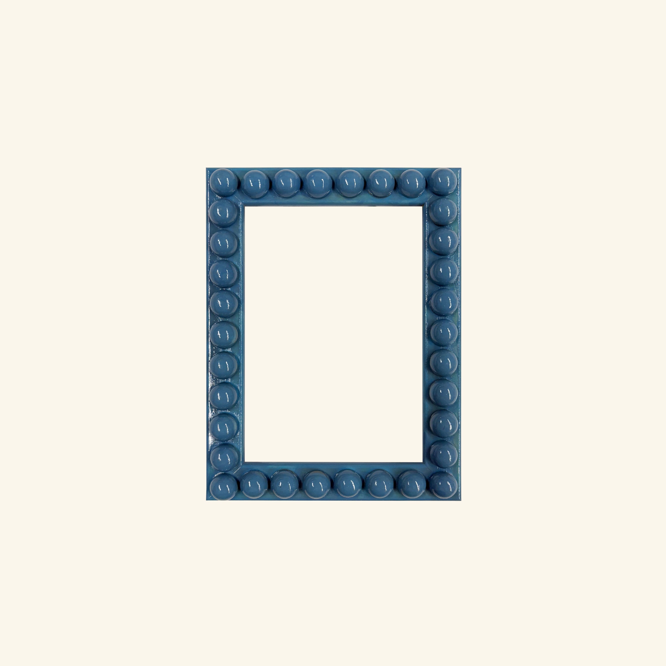 Painted Lacquered Bobbin Picture Frame