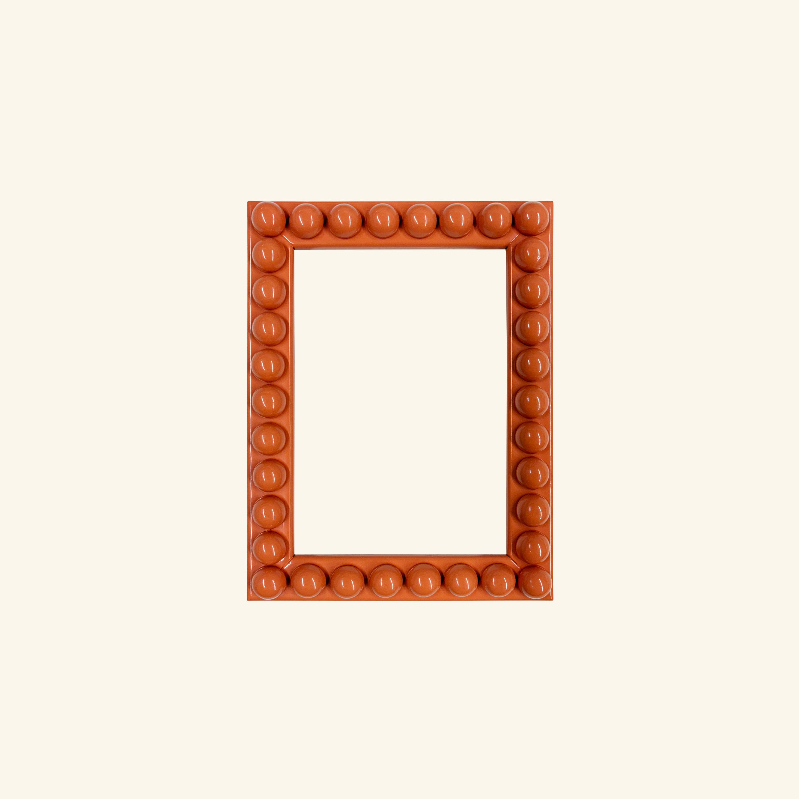 Painted Lacquered Bobbin Picture Frame