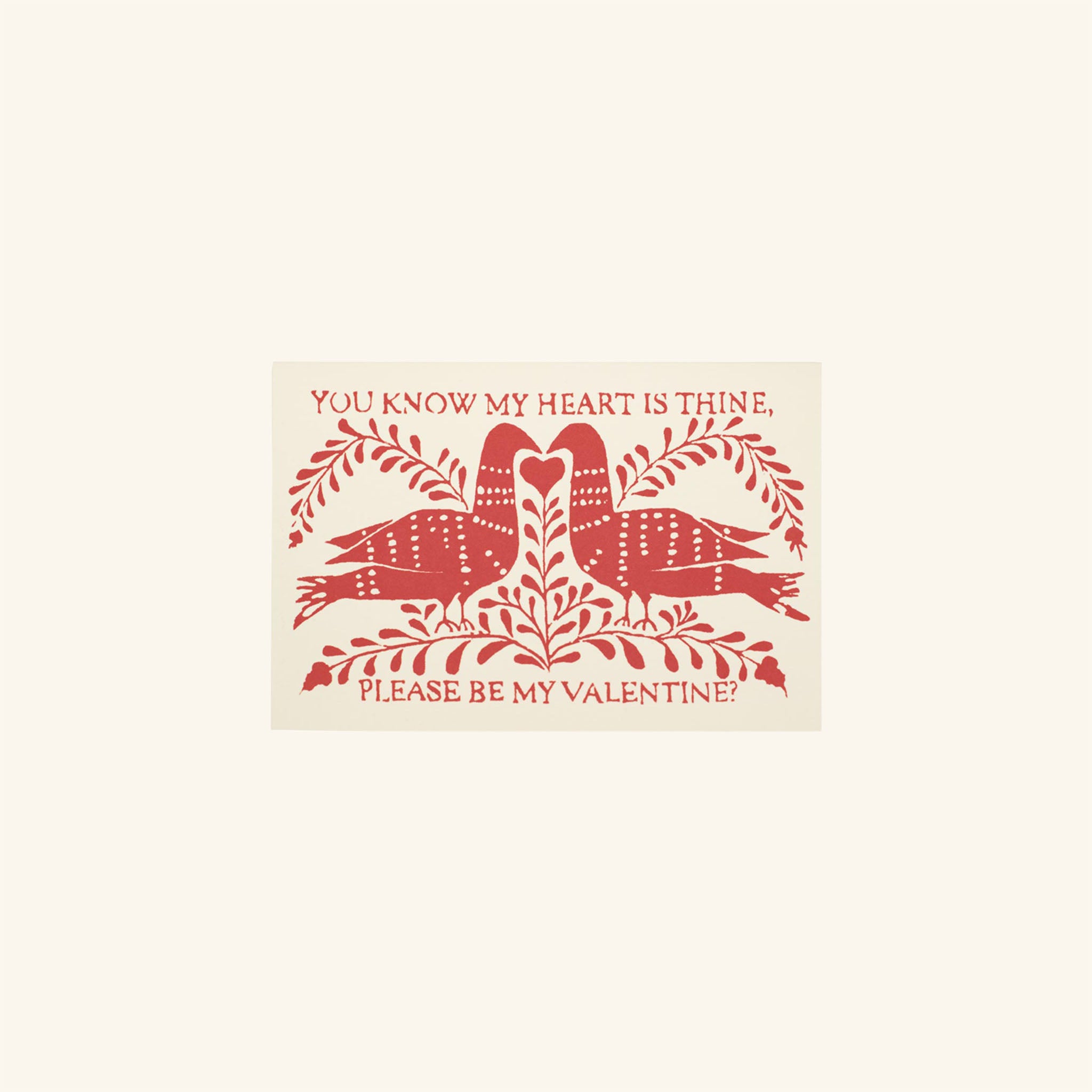 Be My Valentine Card