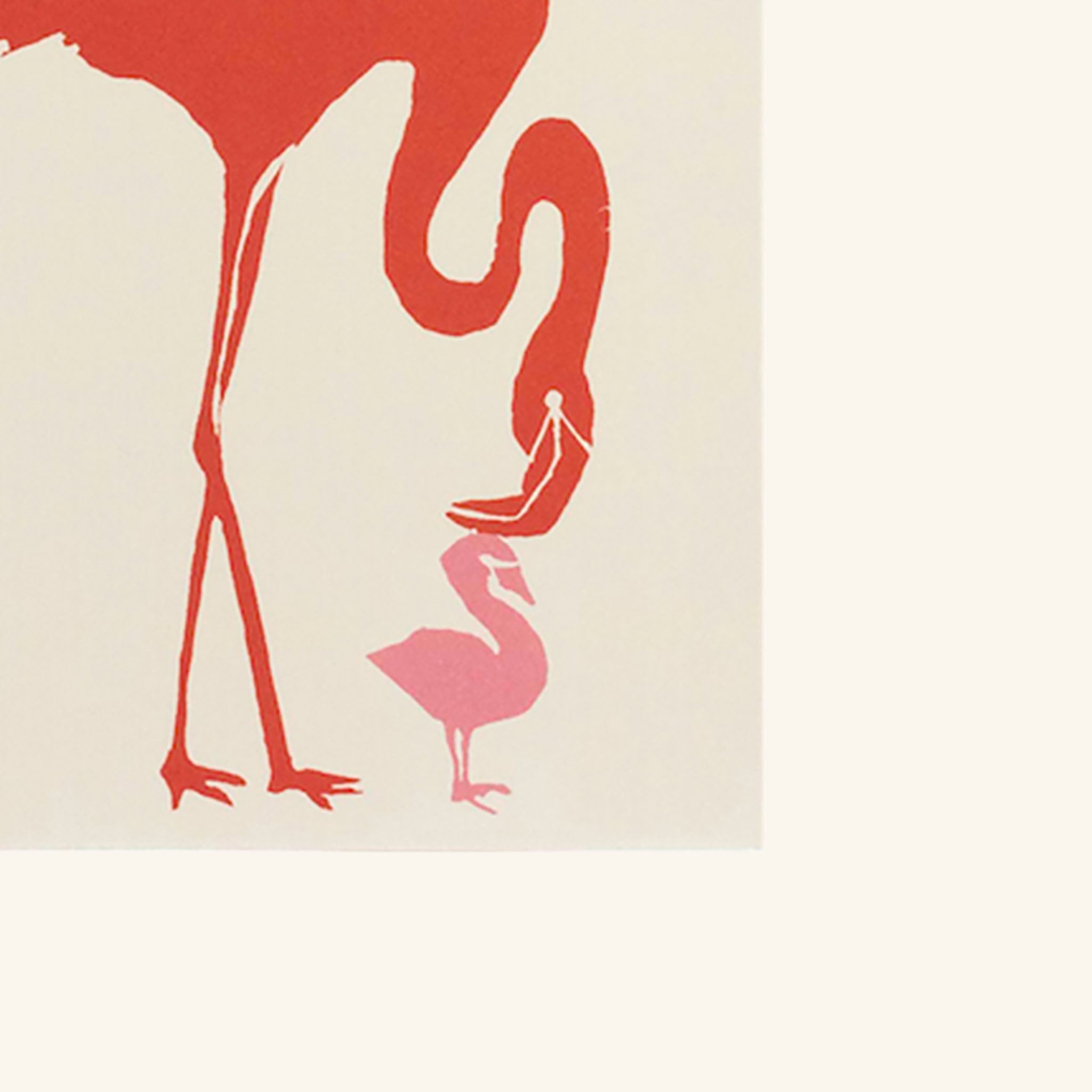 Ca Va? Flamingo Card Cambridge Imprint