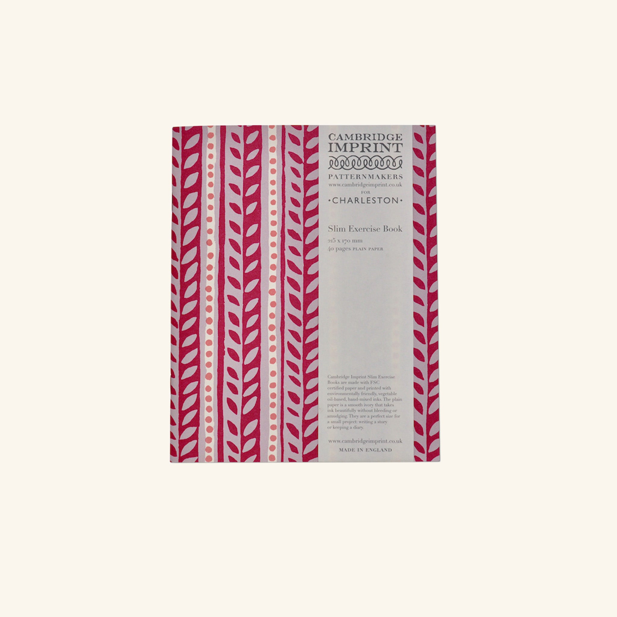 Charleston Border Exercise Book