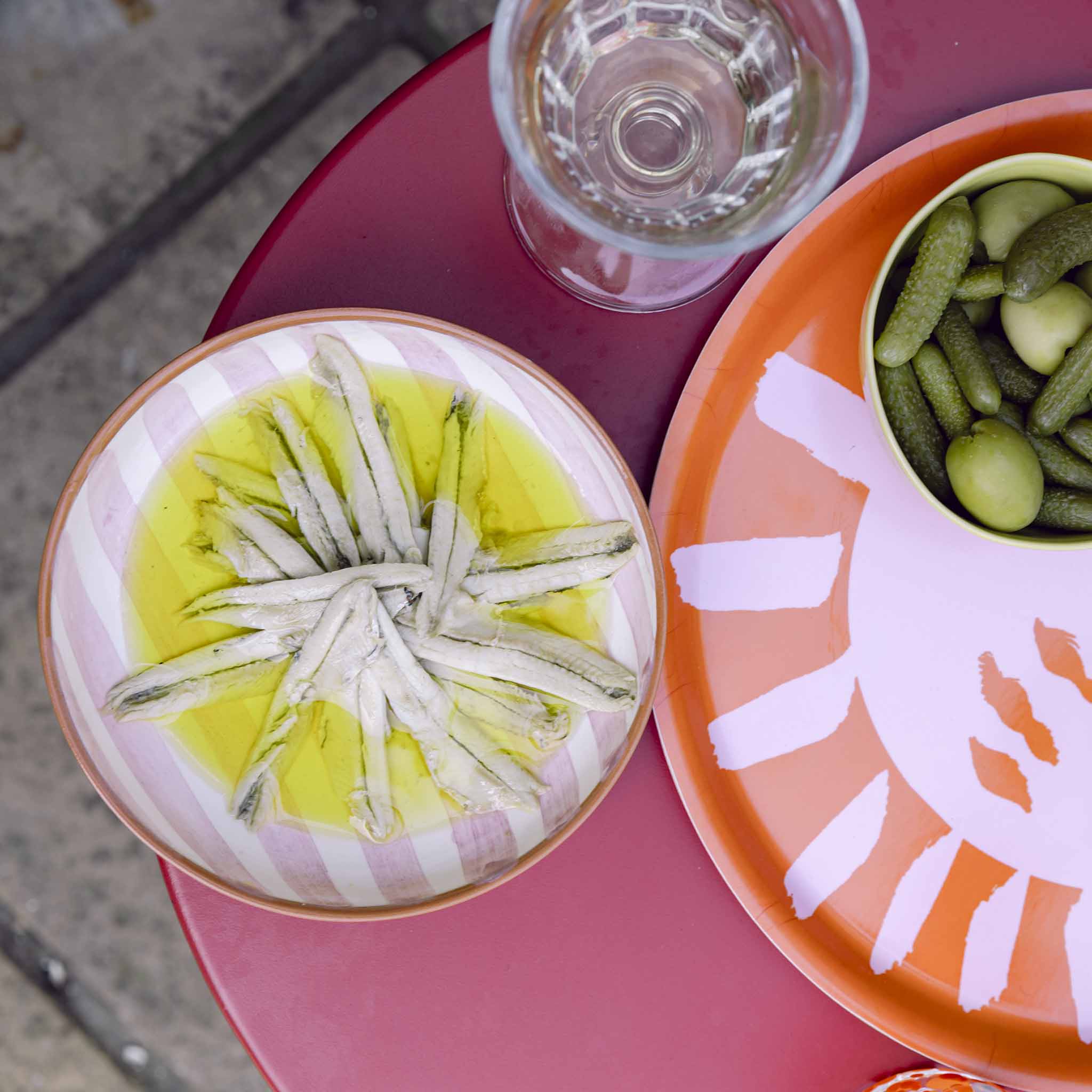 Bold Stripe Bowl