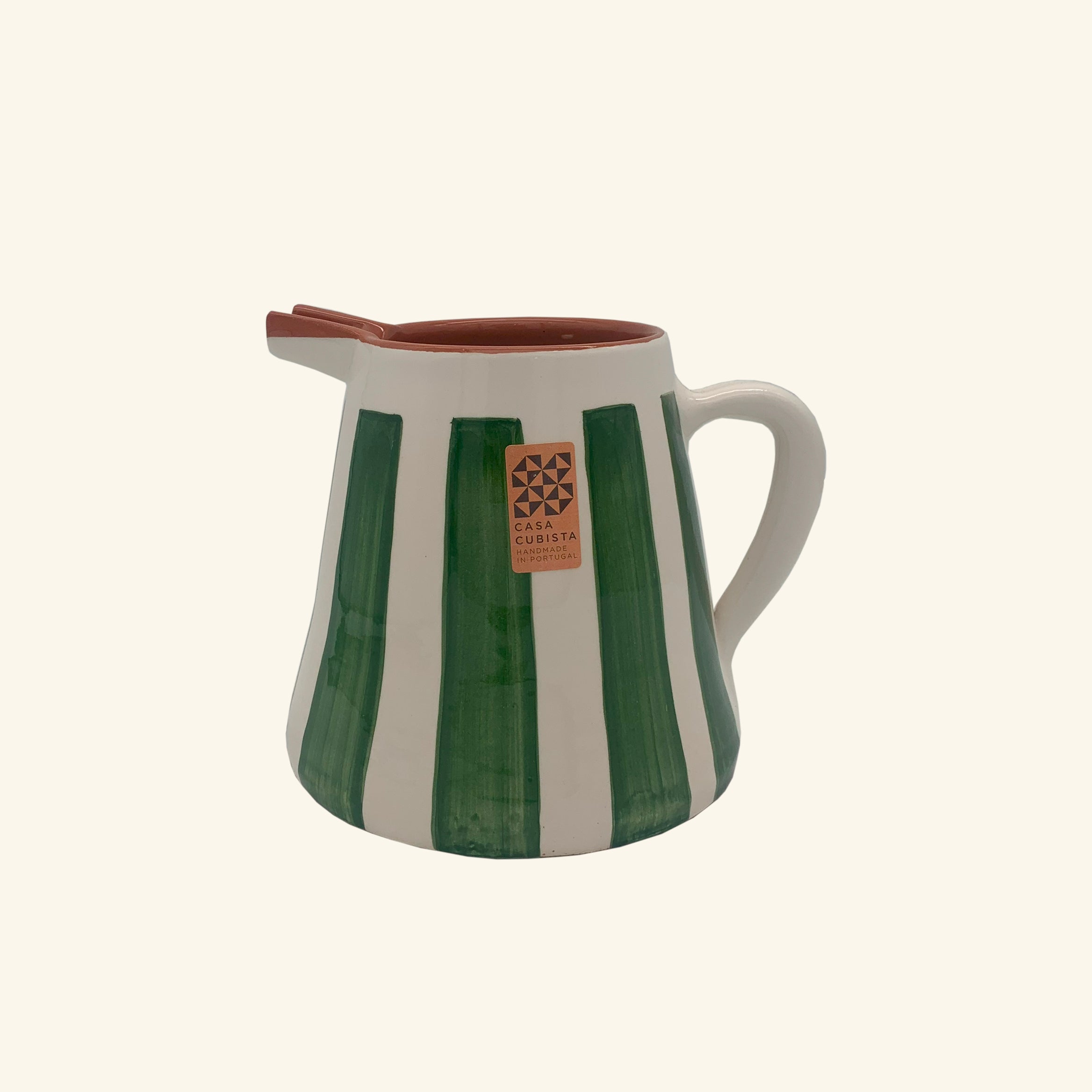 Bold Stripe Pitcher