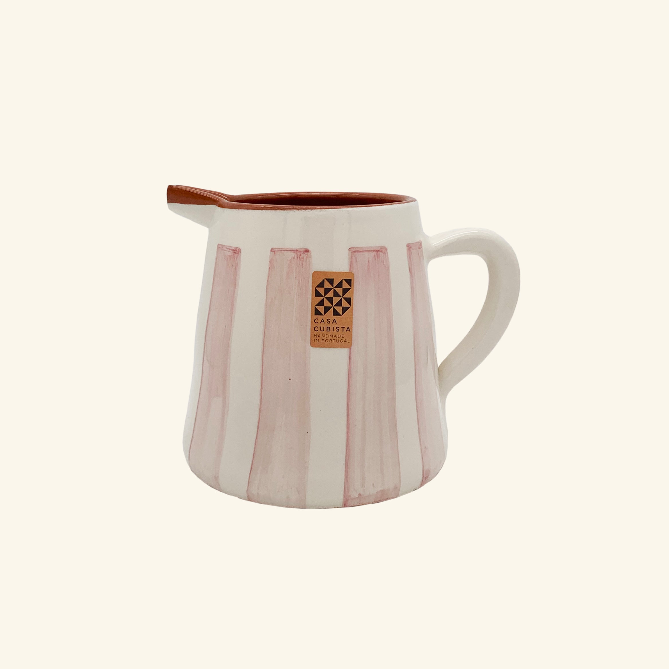 Bold Stripe Pitcher