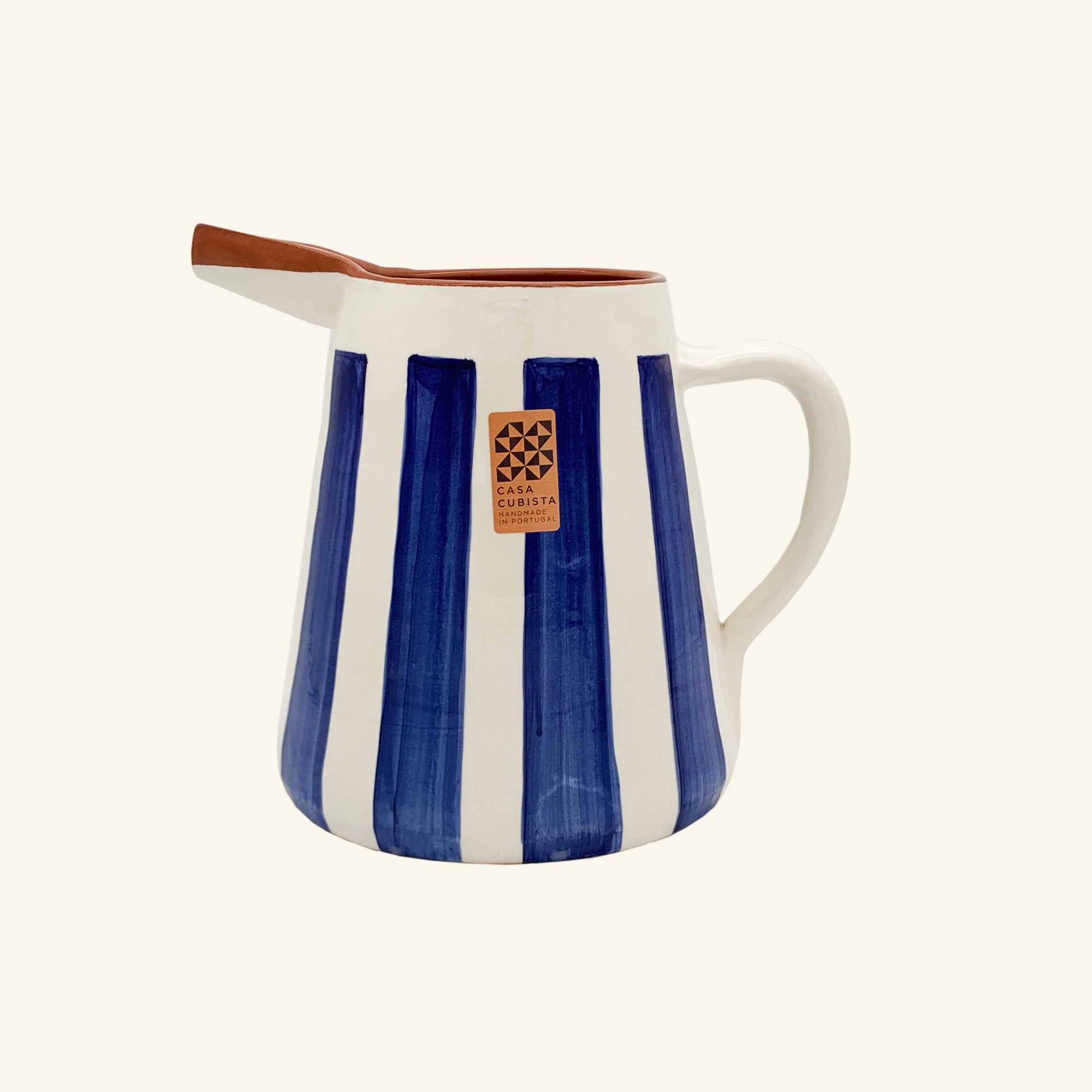 Bold Stripe Pitcher