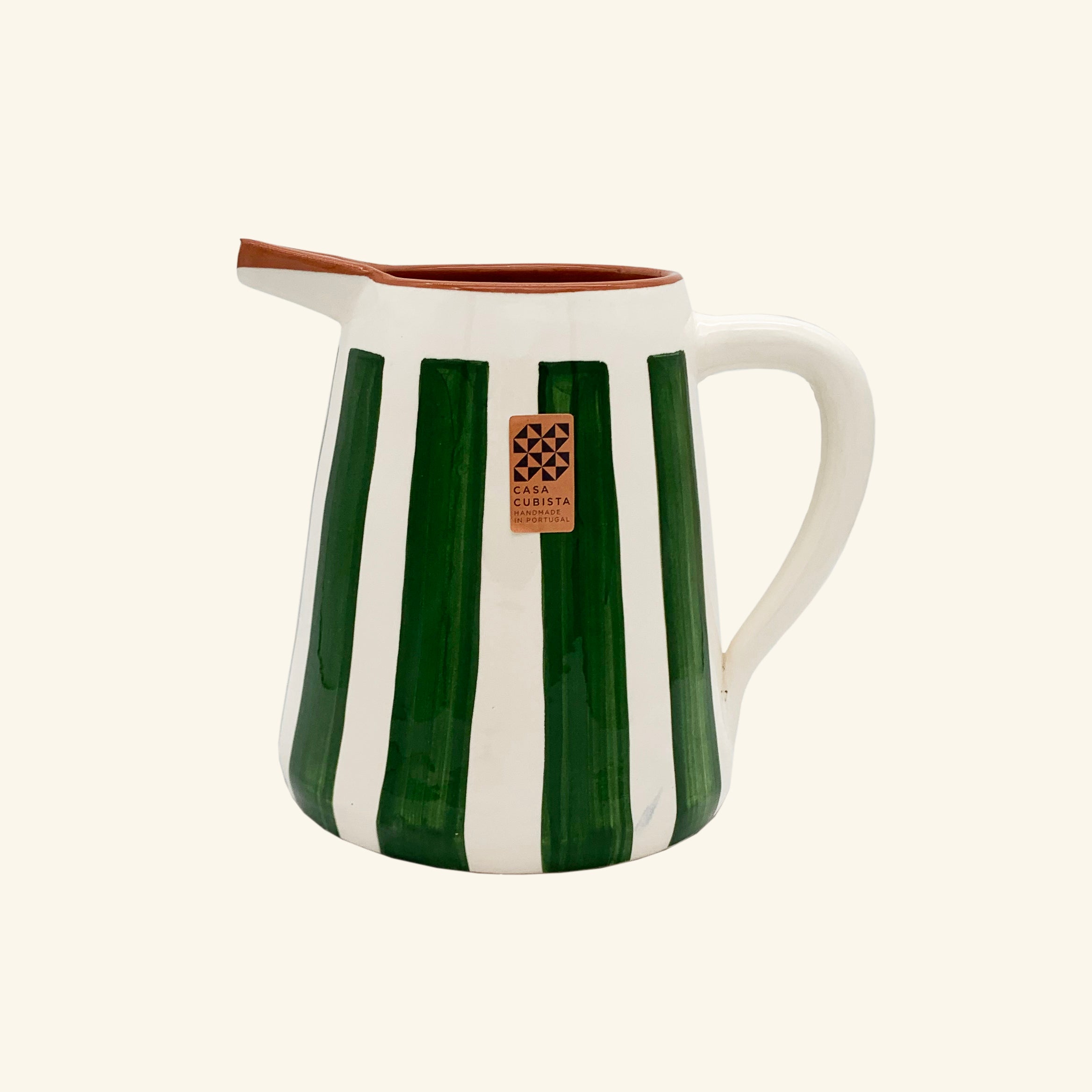 Bold Stripe Pitcher