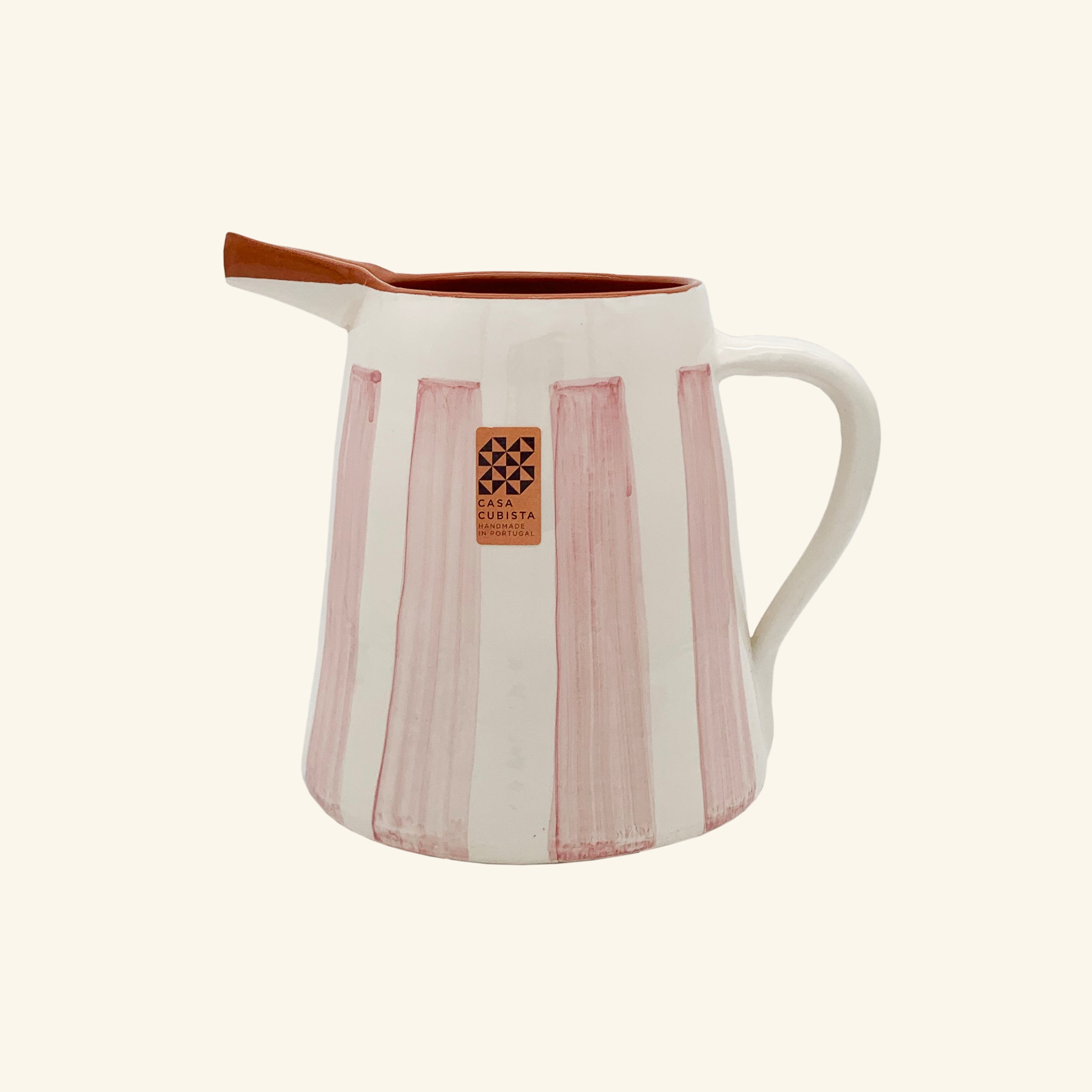 Bold Stripe Pitcher