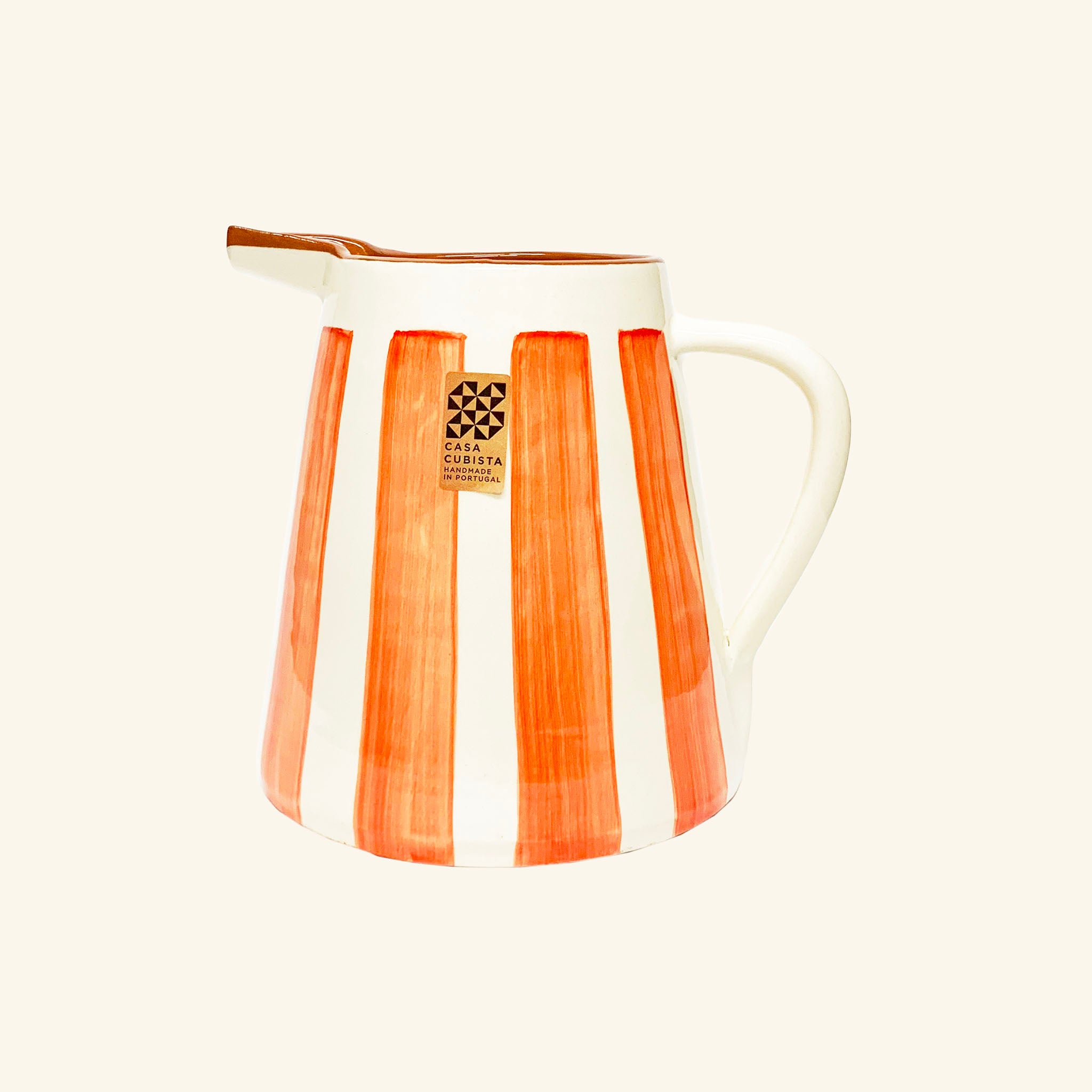 Bold Stripe Pitcher