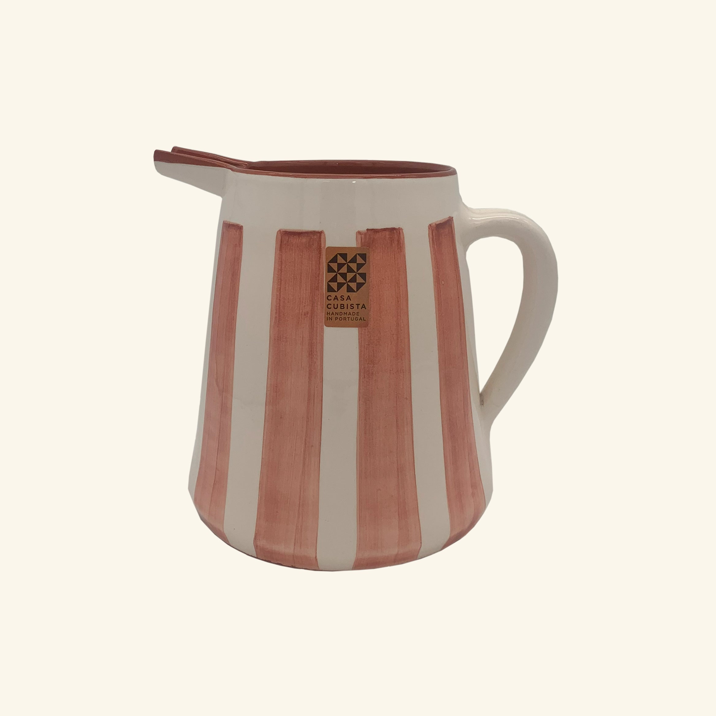 Bold Stripe Pitcher