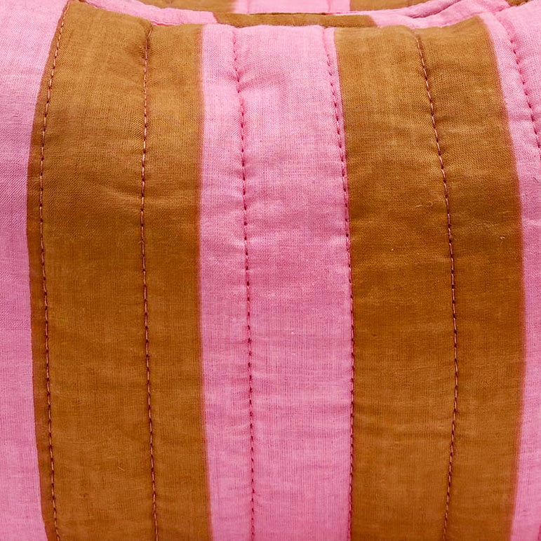 Wide Stripe Wash Bag