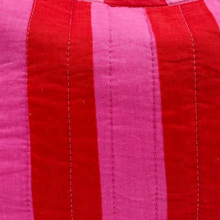 Wide Stripe Wash Bag