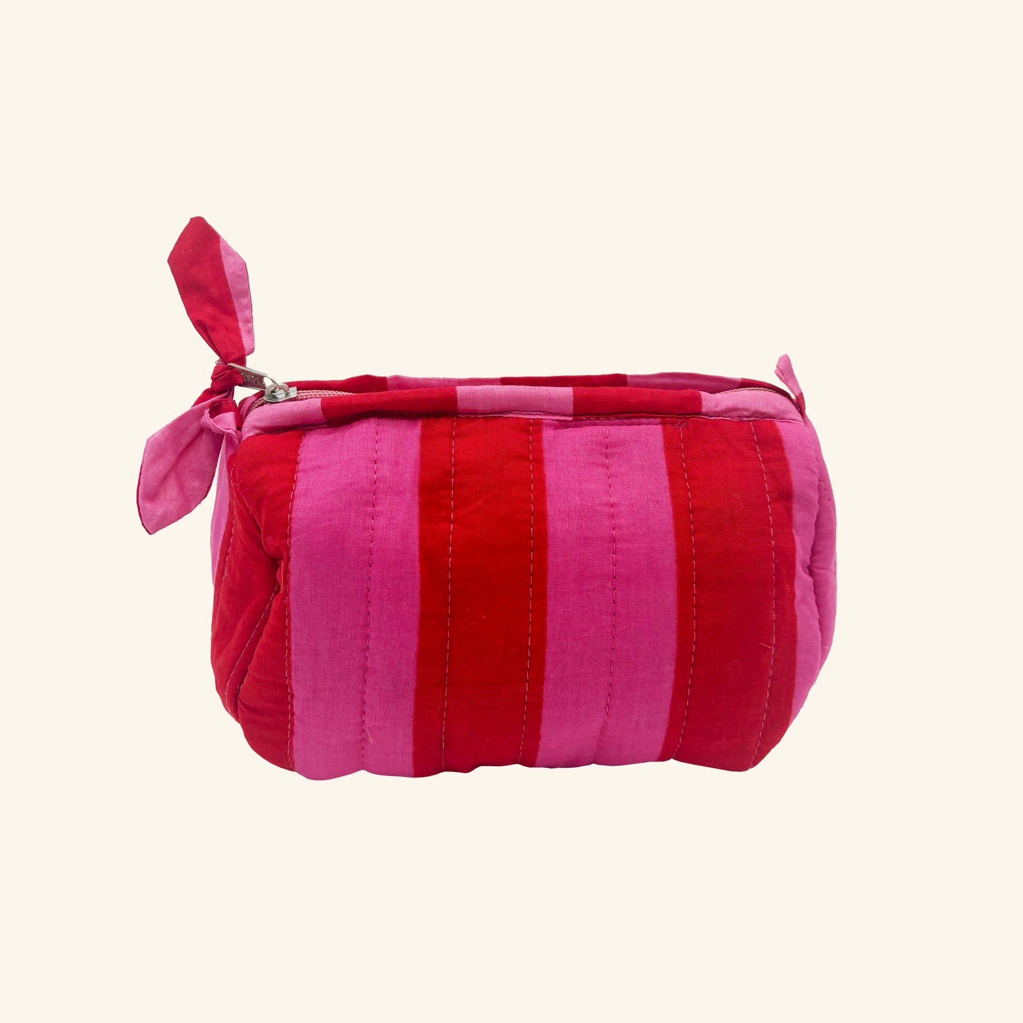 Wide Stripe Wash Bag