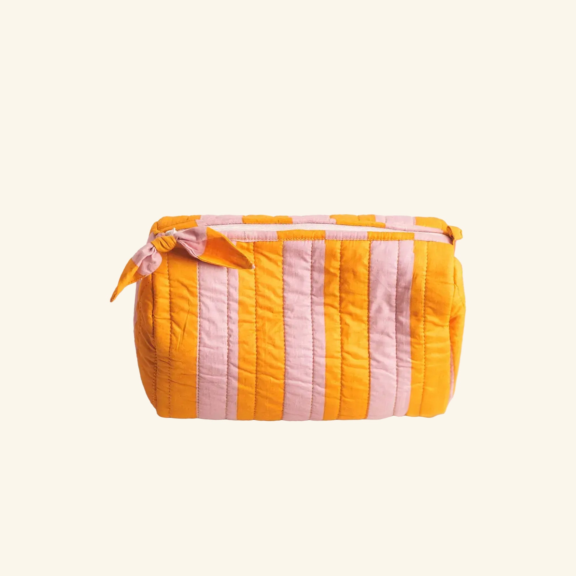 Wide Stripe Wash Bag
