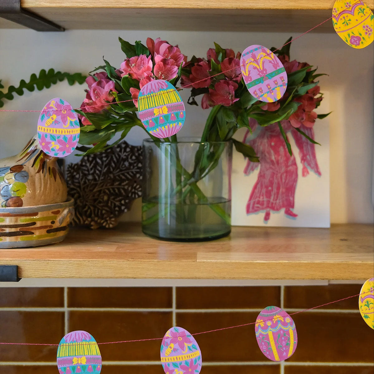 Easter Egg Sewn Garland East End Press