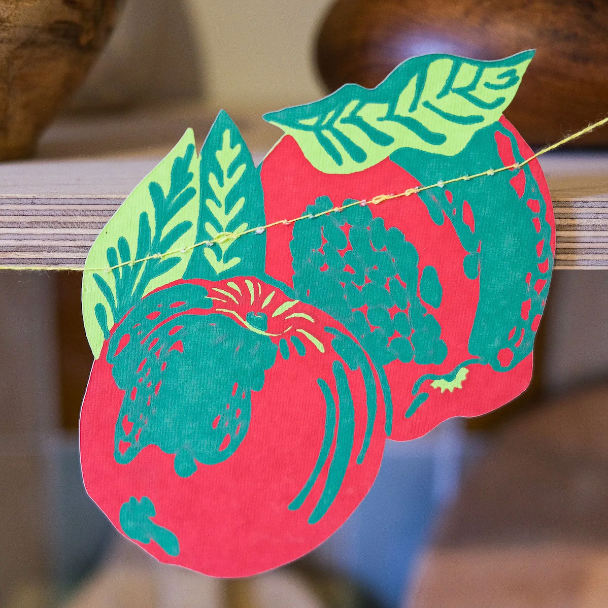 Fruit Sewn Garland East End Press