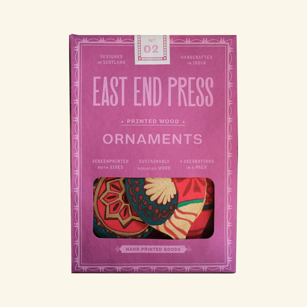 Wooden Bauble Ornaments