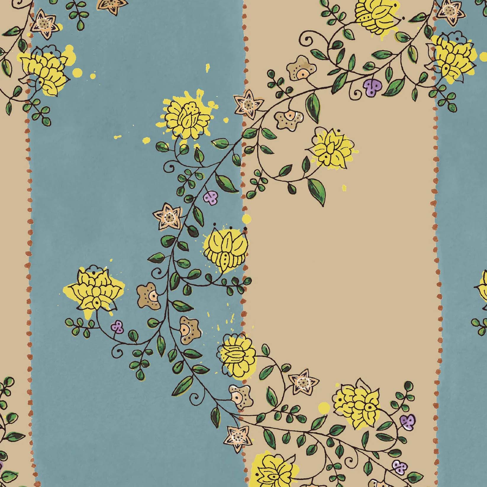 Vine Blots Wallpaper