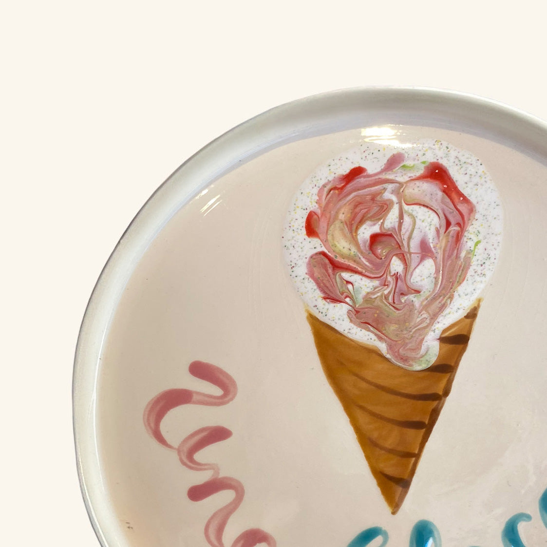 Une Glace Plate