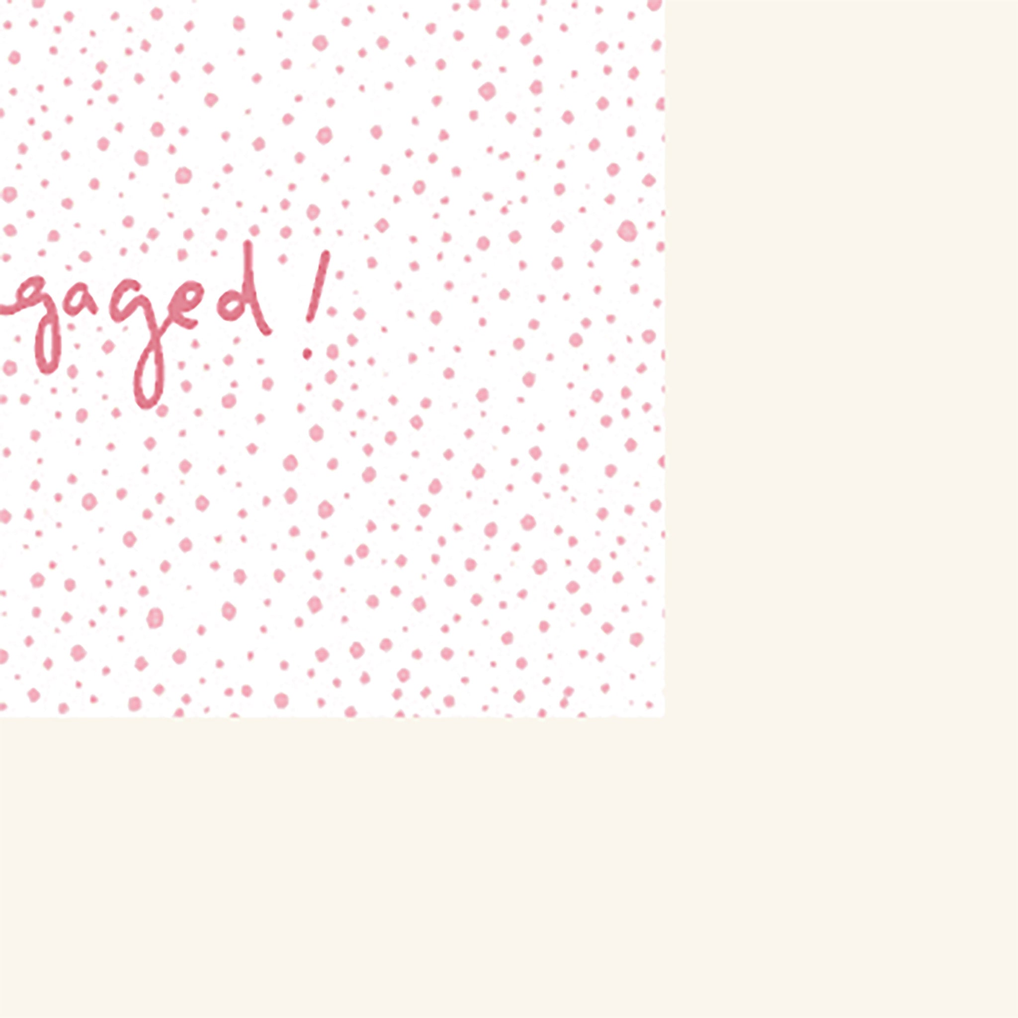 Confetti Engaged Card Heather Evelyn