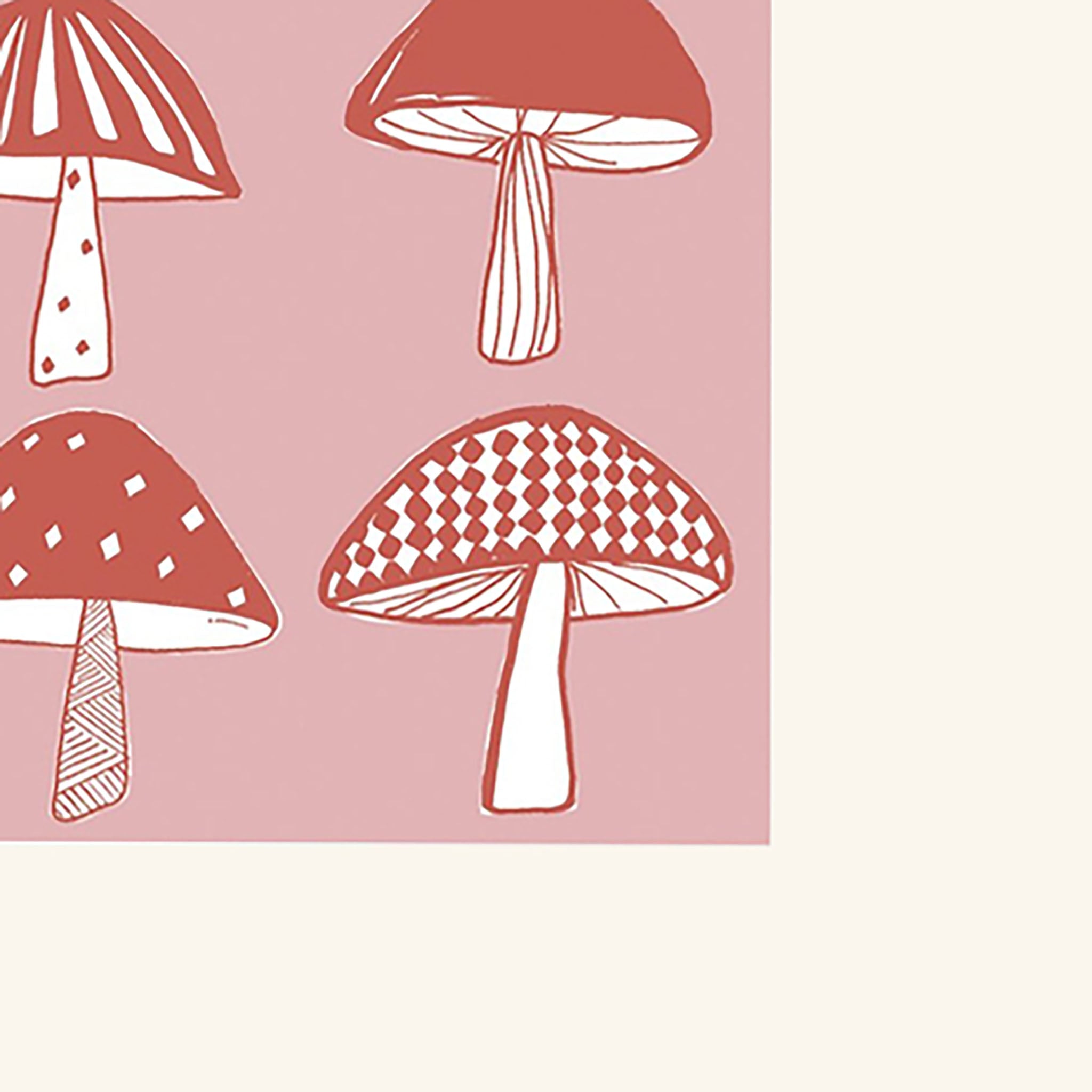 Mushroom Hello Card Heather Evelyn